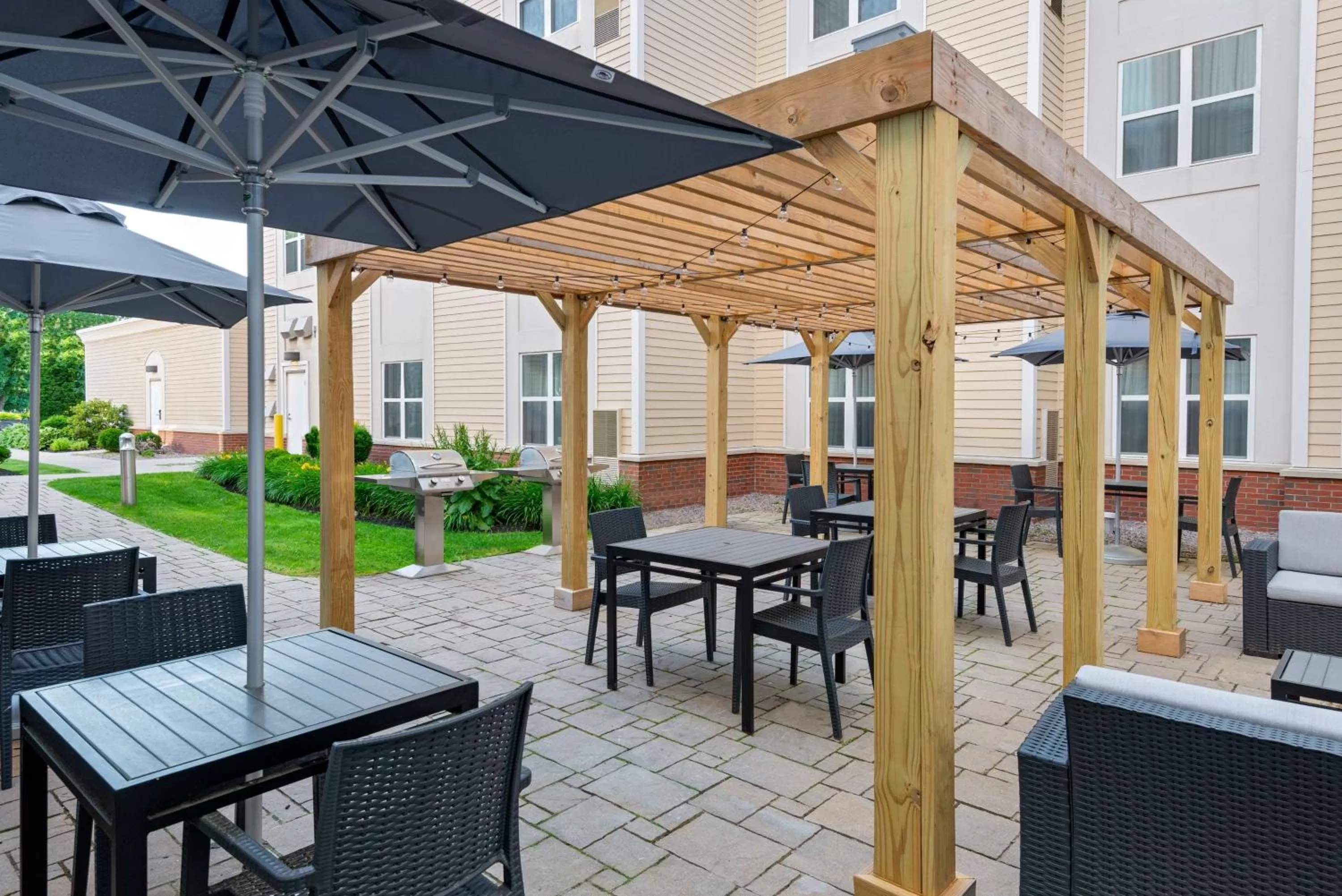 Patio in Homewood Suites by Hilton Boston/Canton, MA