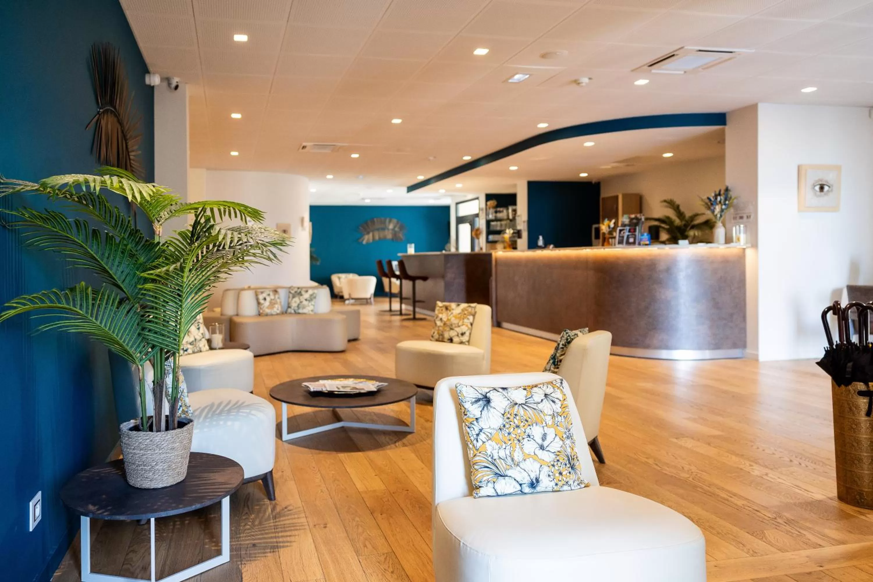 Lobby or reception in Hôtel Le Bastia