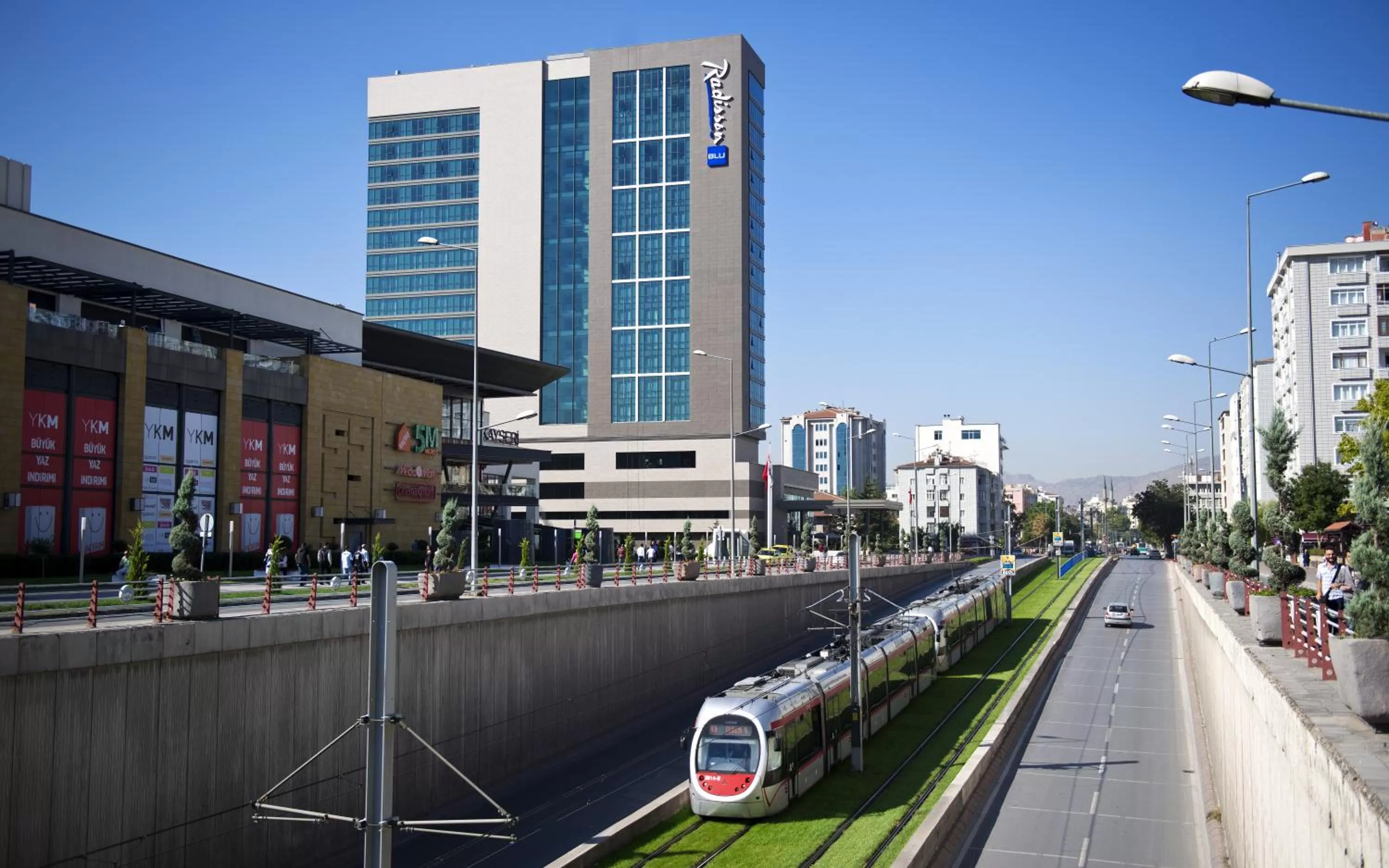 Facade/entrance in Radisson Blu Hotel, Kayseri