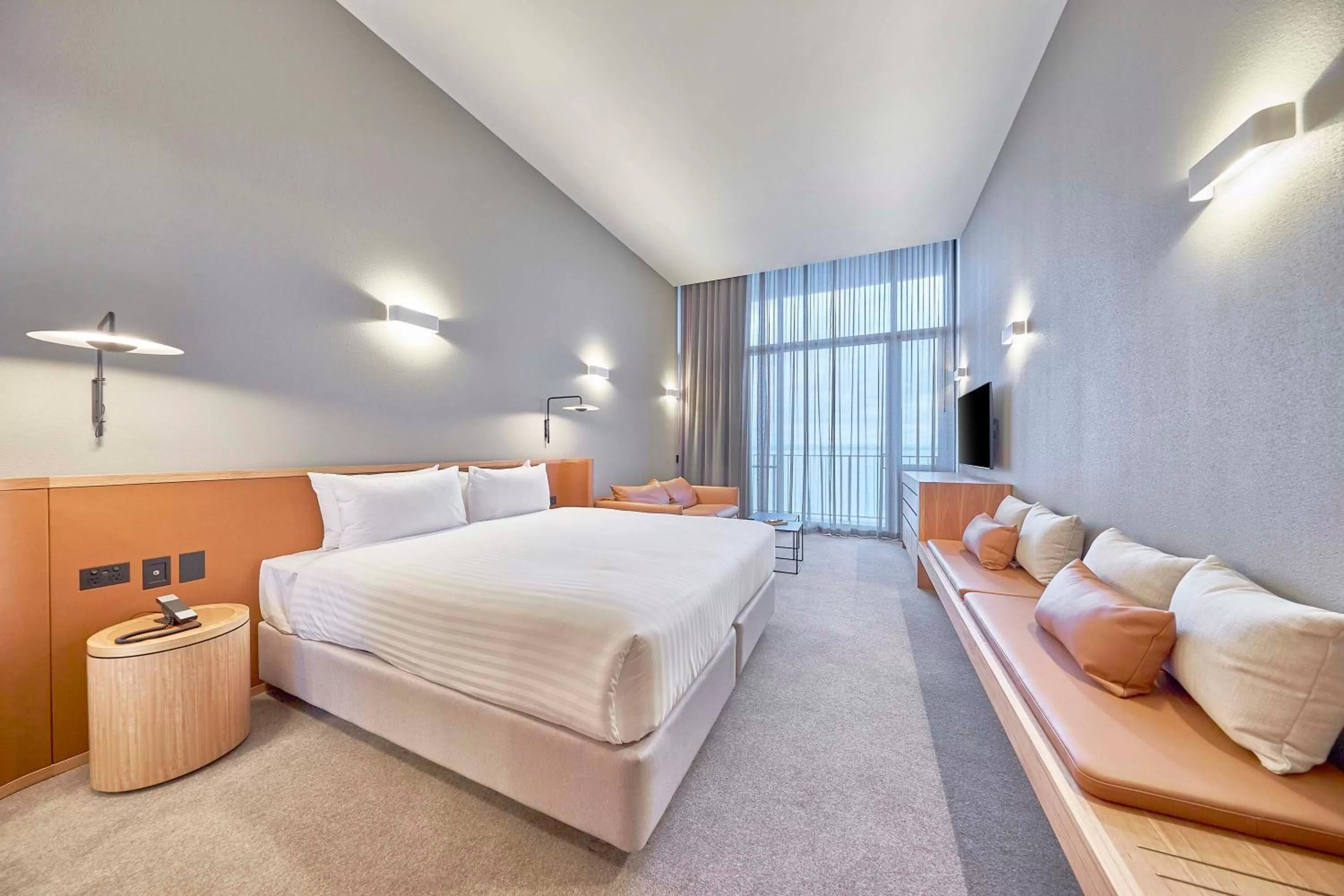 Bedroom, Bed in Wonil Hotel Perth - Handwritten Collection