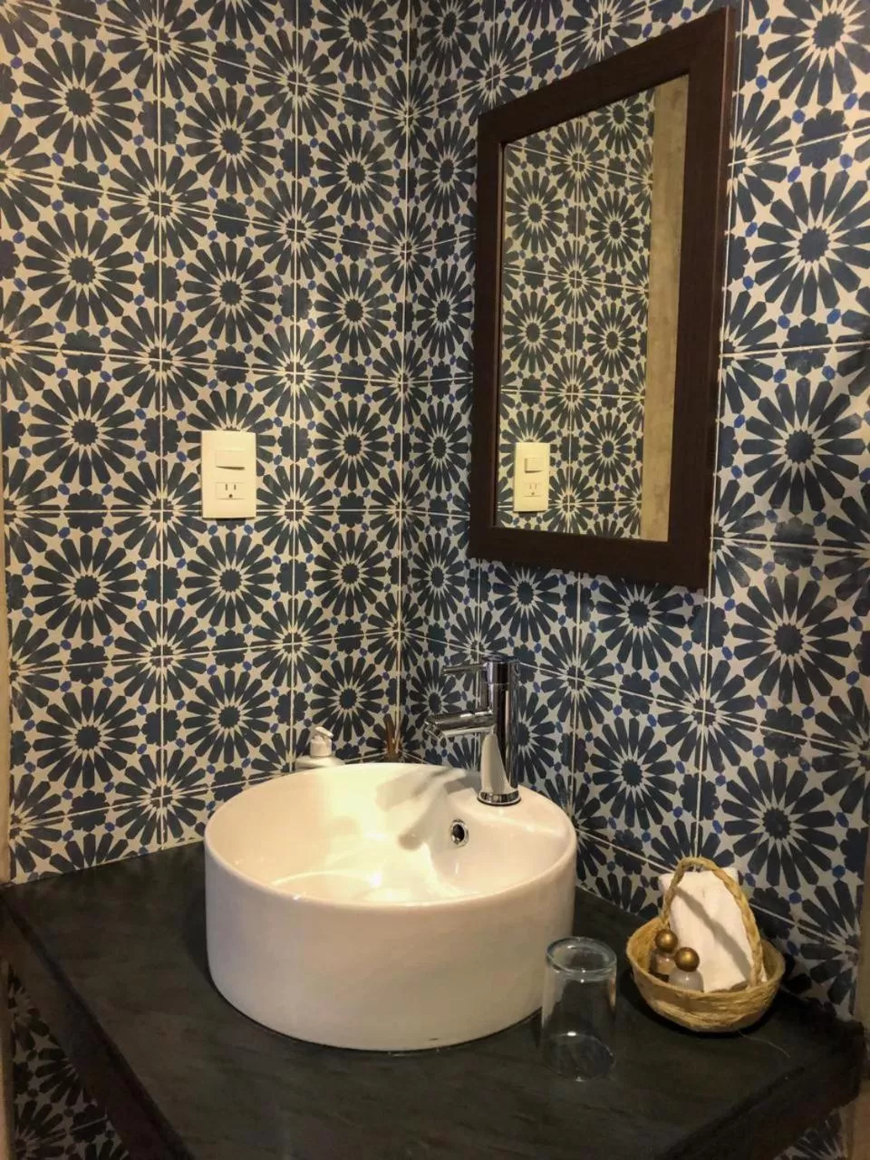 Bathroom in Hotel Boutique Bugambilias