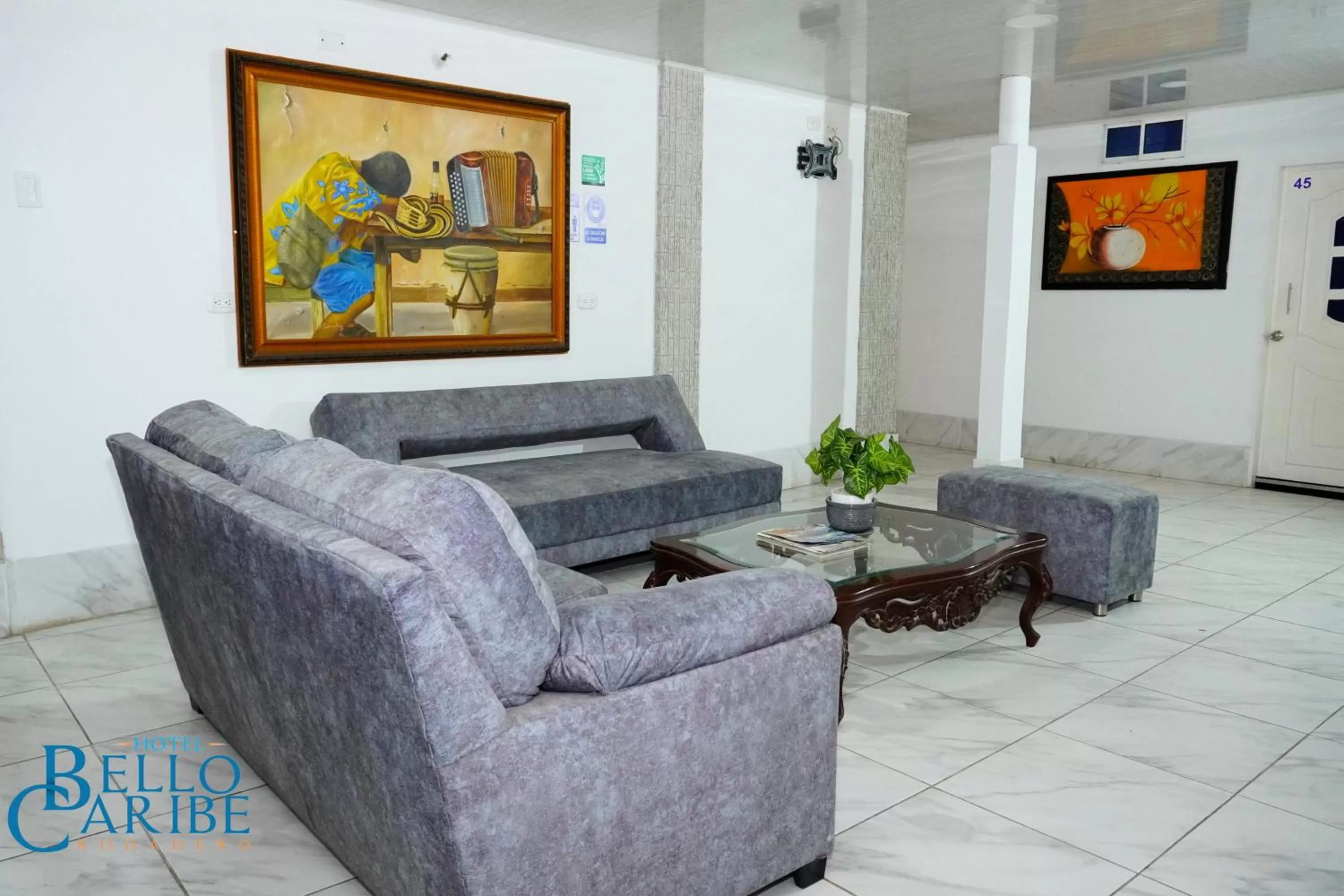 Living room, Seating Area in Hotel Bello Caribe