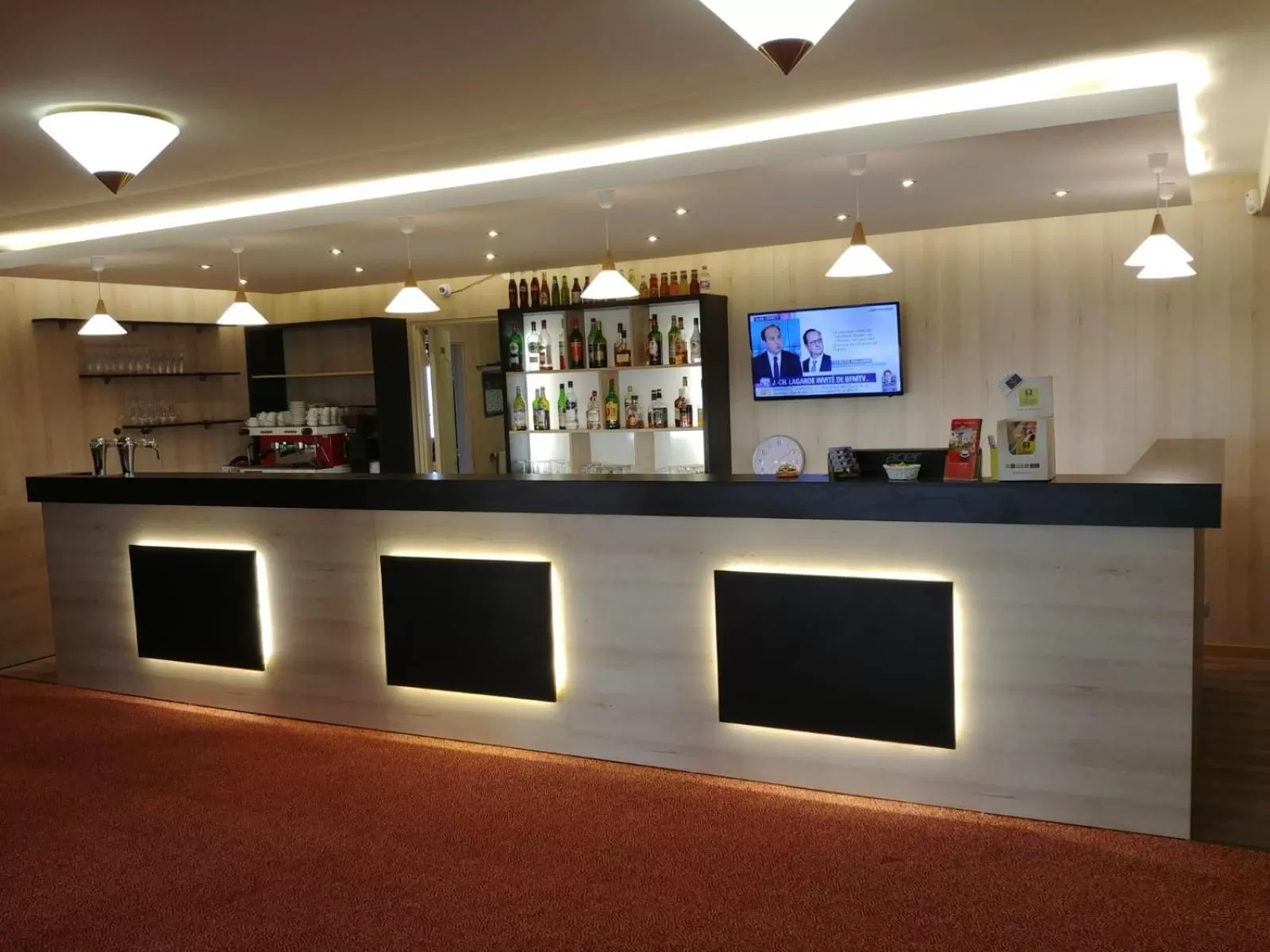 Lobby or reception in Logis Hotel Altina