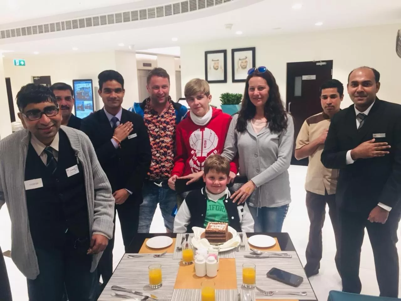 group of guests in Savoy Crest Hotel Apartments