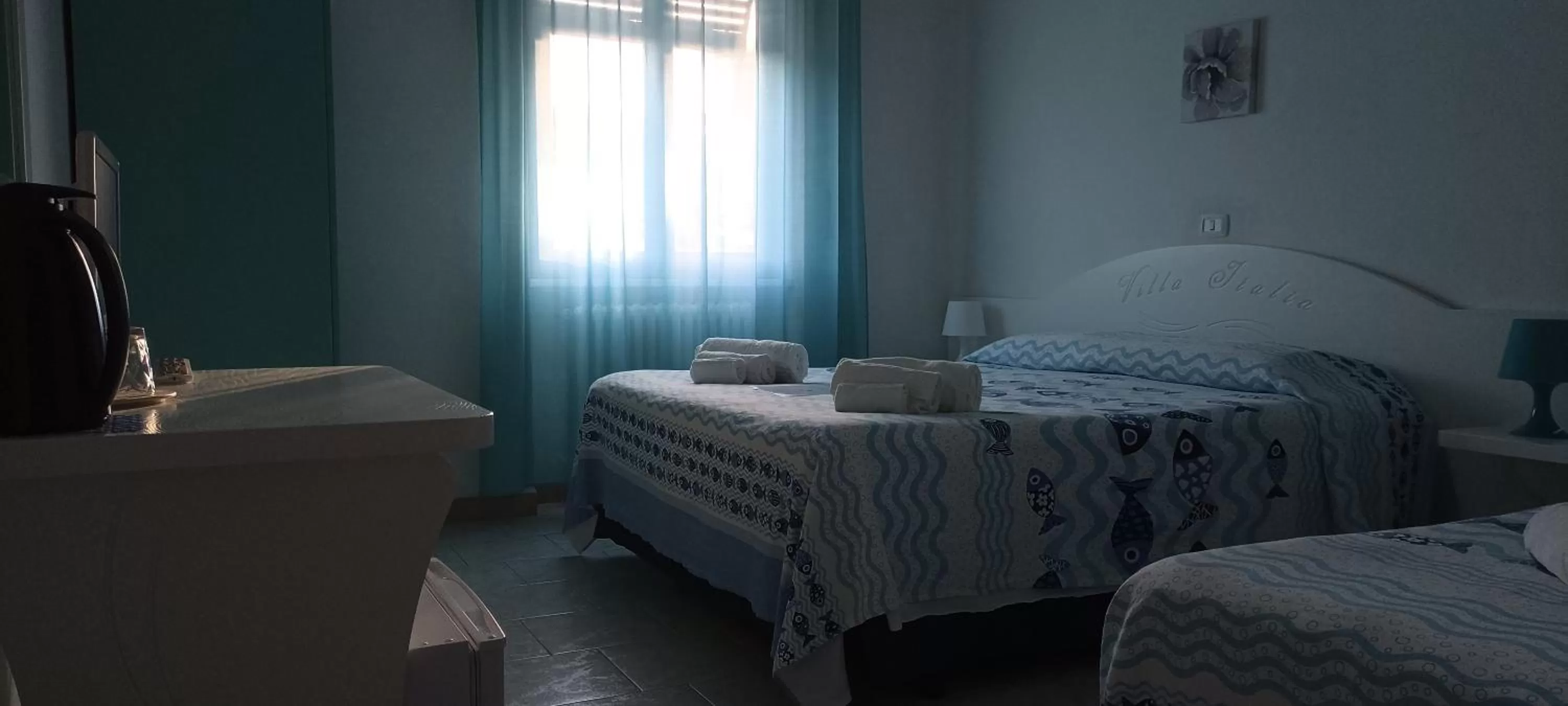 Bedroom, Bed in Hotel VILLA ITALIA B&B