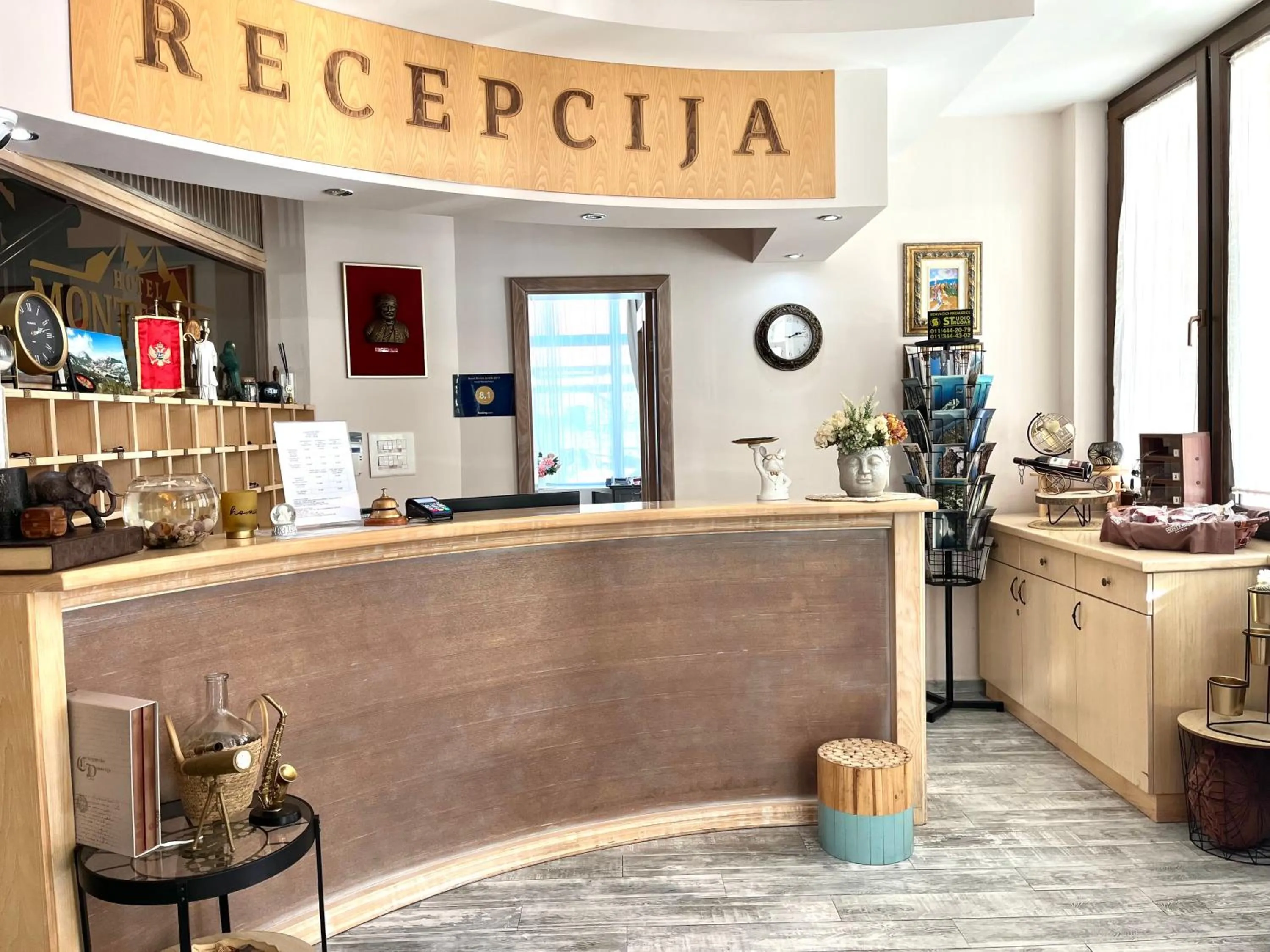 Lobby or reception in Hotel Monte Rosa