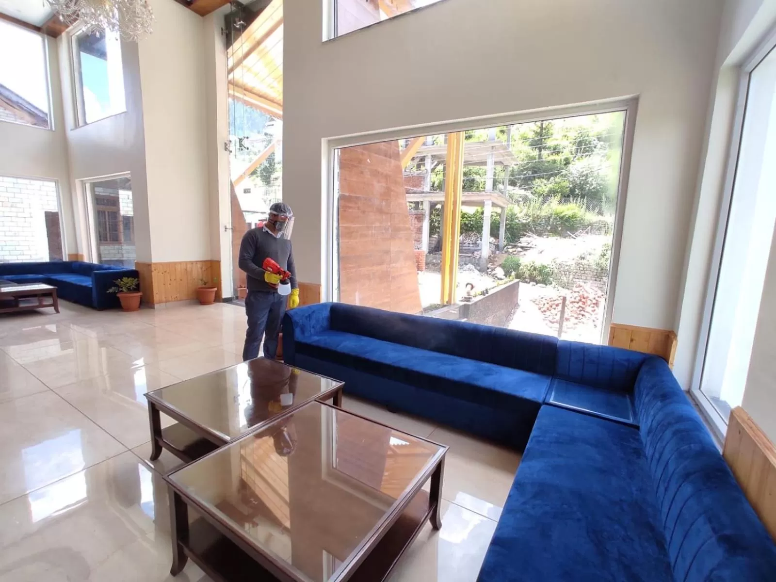 Lobby or reception in Abhilashi Residency & Spa - Centrally Heated & Air Cooled