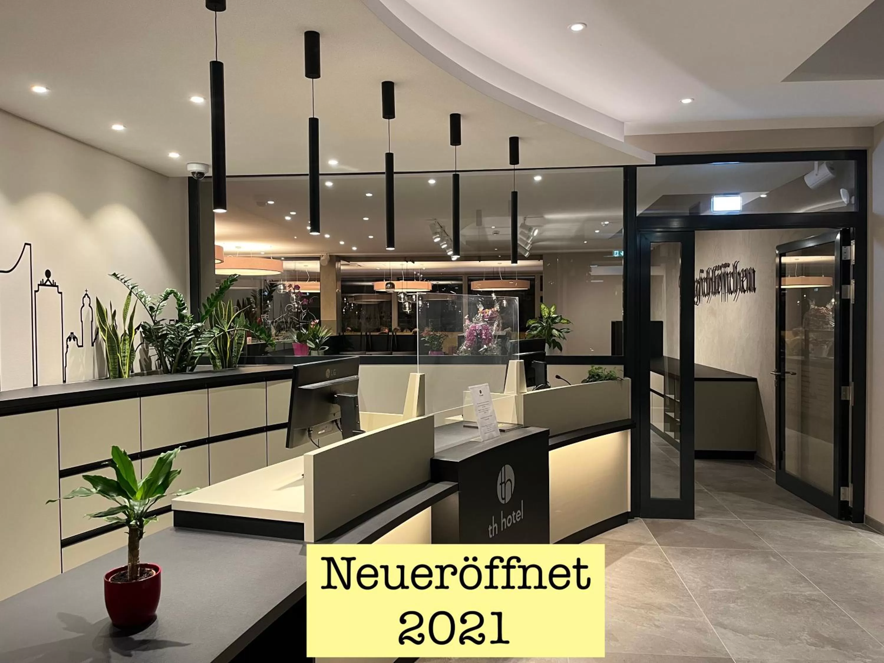 Lobby or reception in th Hotel Leipzig Messe