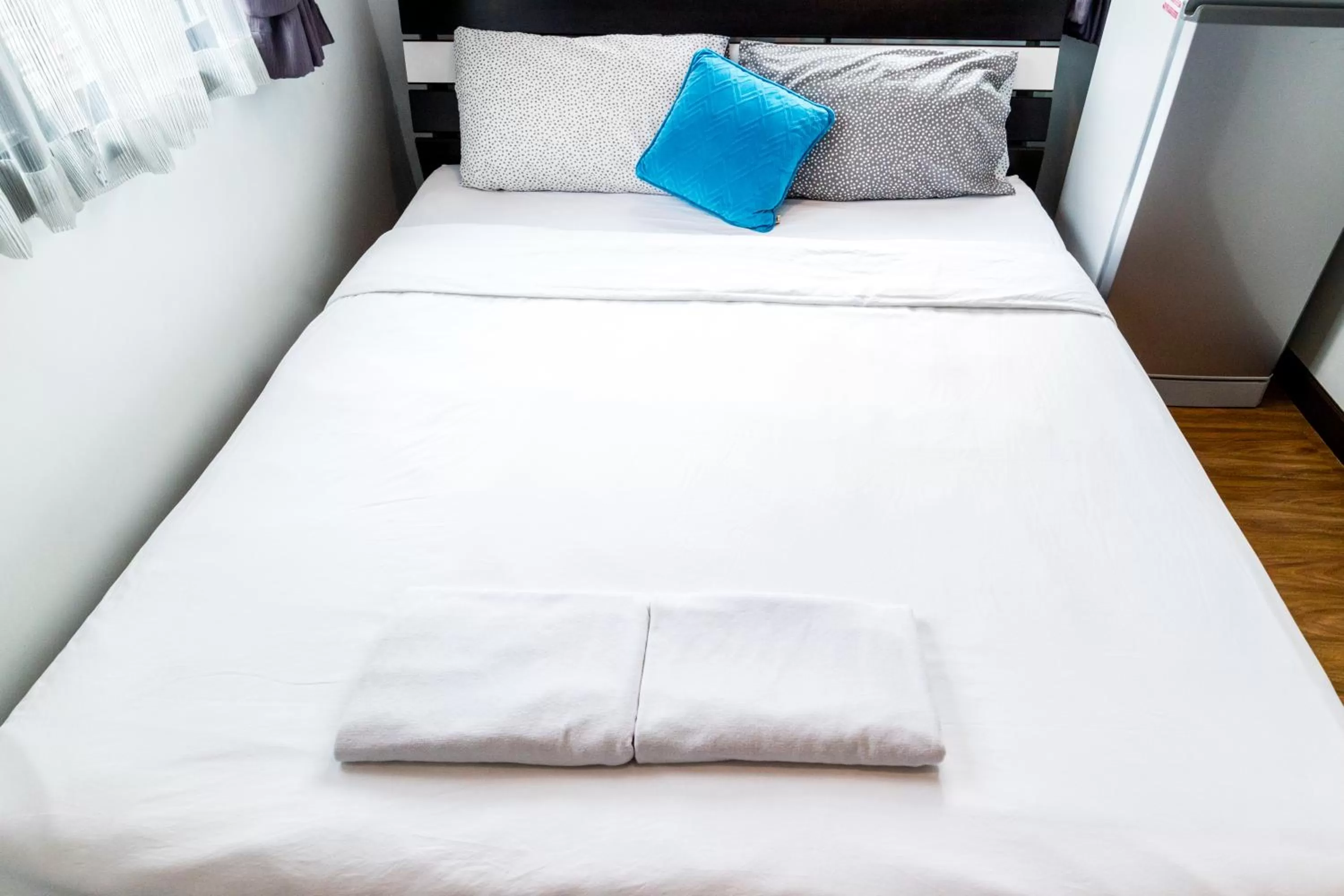 Bed in The Cube Sathorn Boutique Hotel