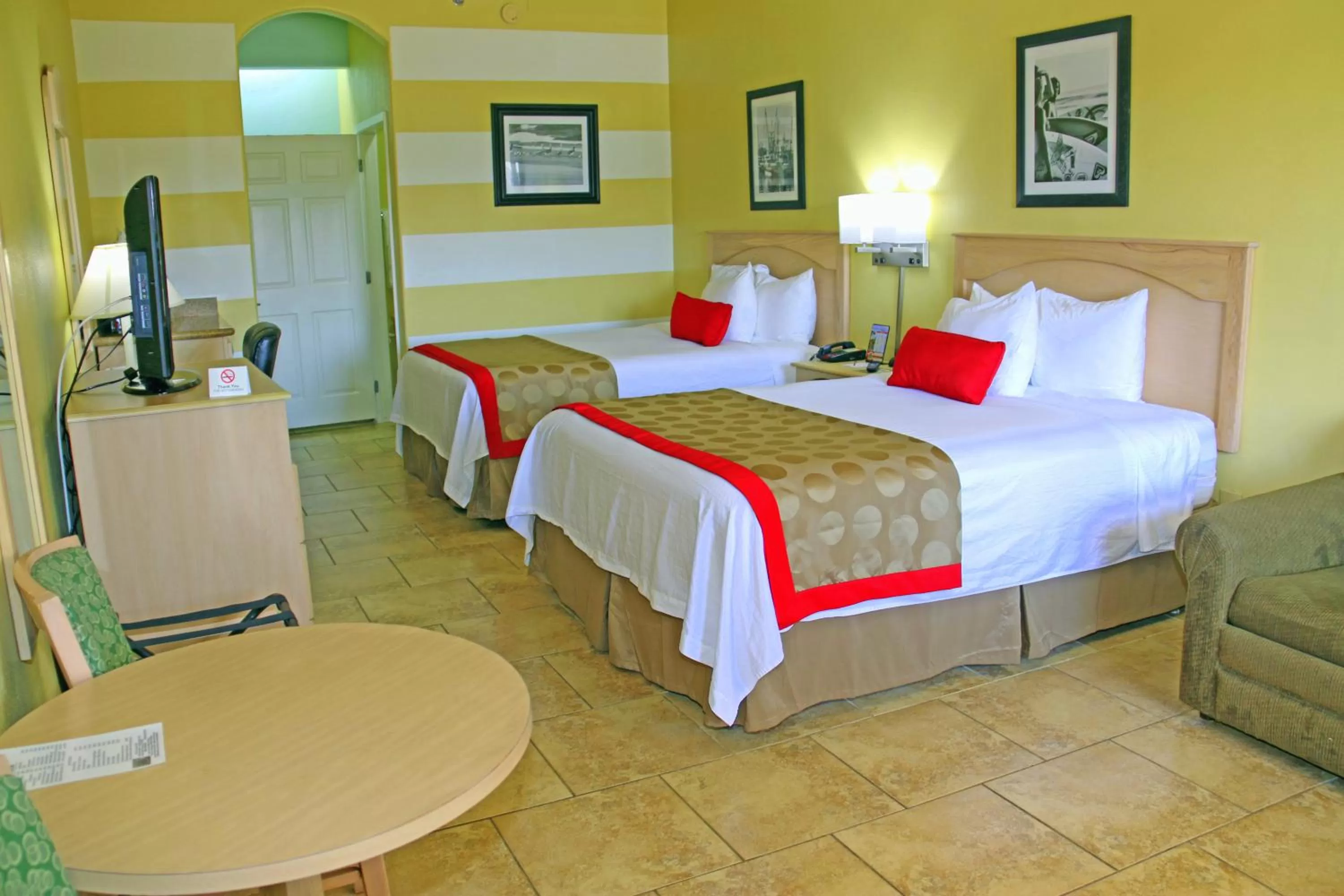 Bed in Ramada by Wyndham & Suites South Padre Island