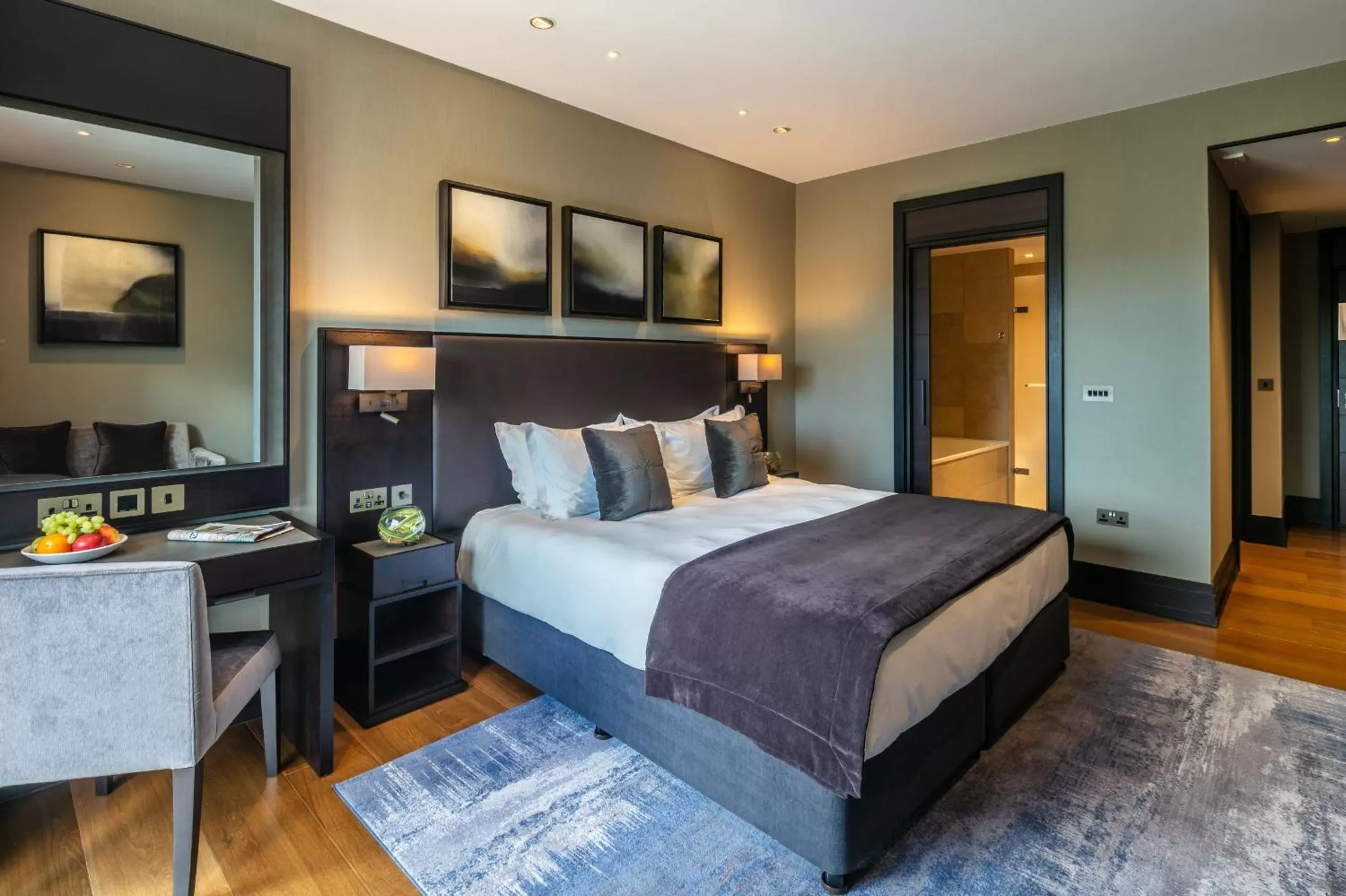 Bed in Twr y Felin Hotel