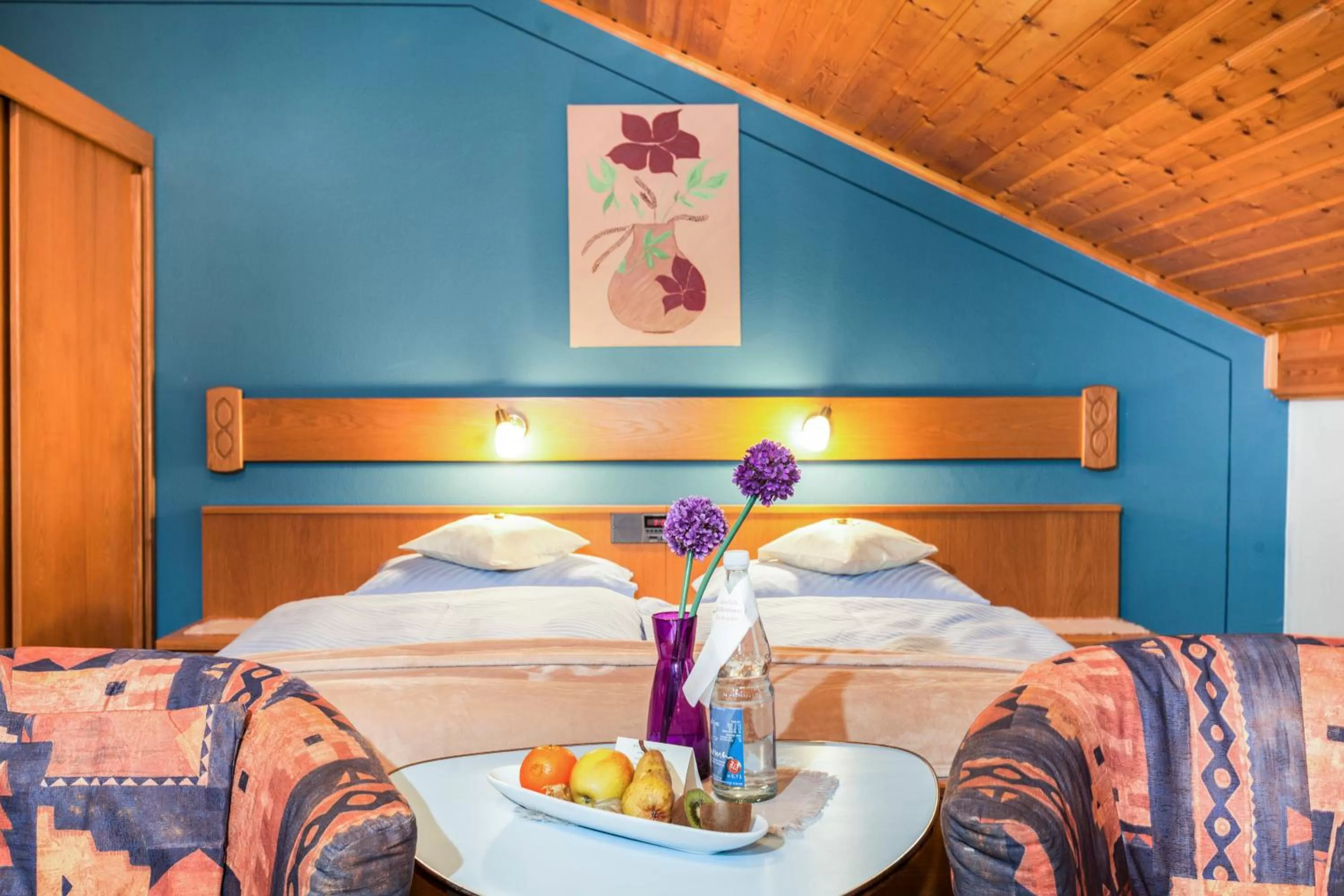 Bed in Genusshotel Hohenbogen