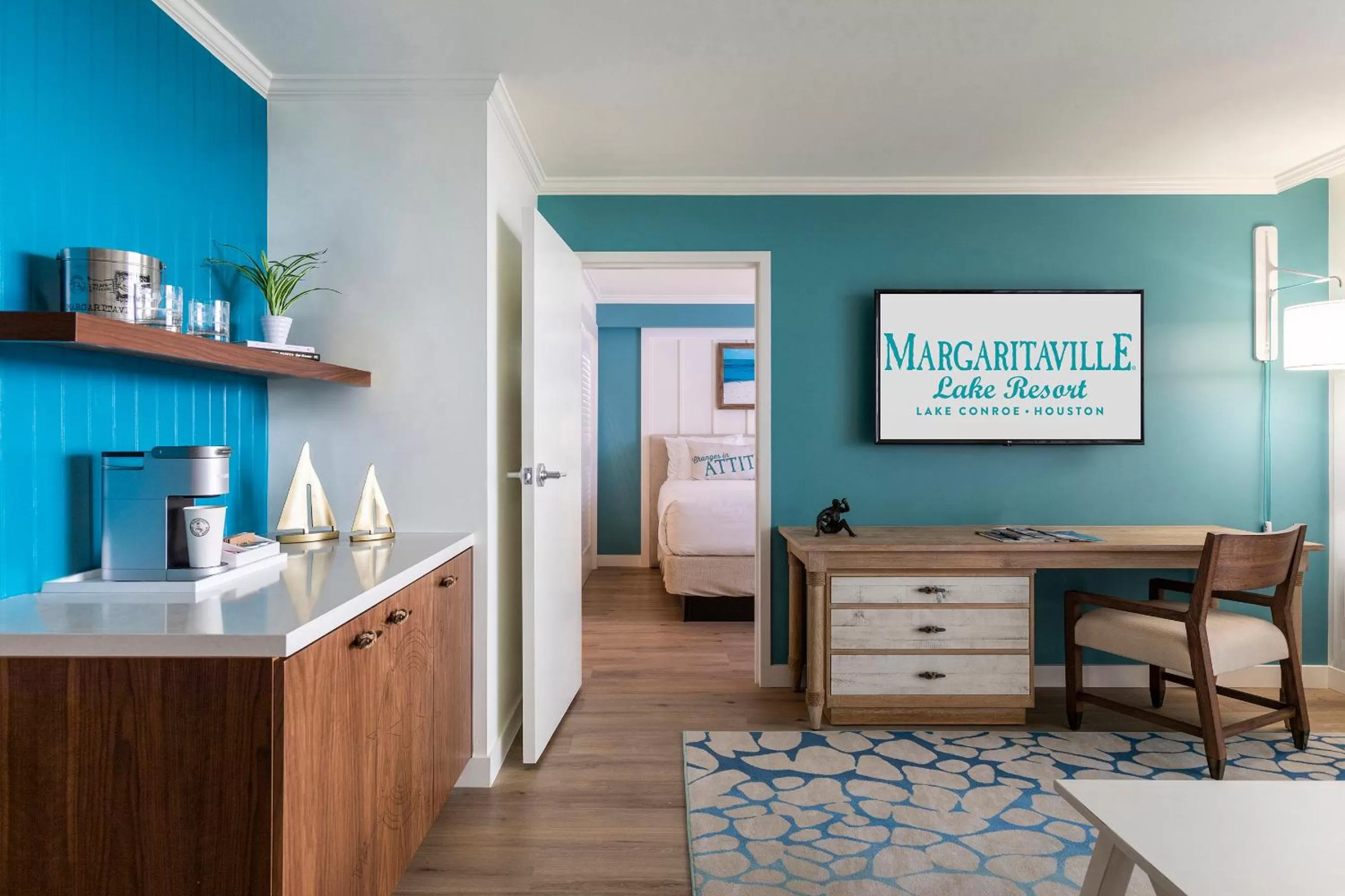 Bedroom in Margaritaville Lake Resort, Lake Conroe