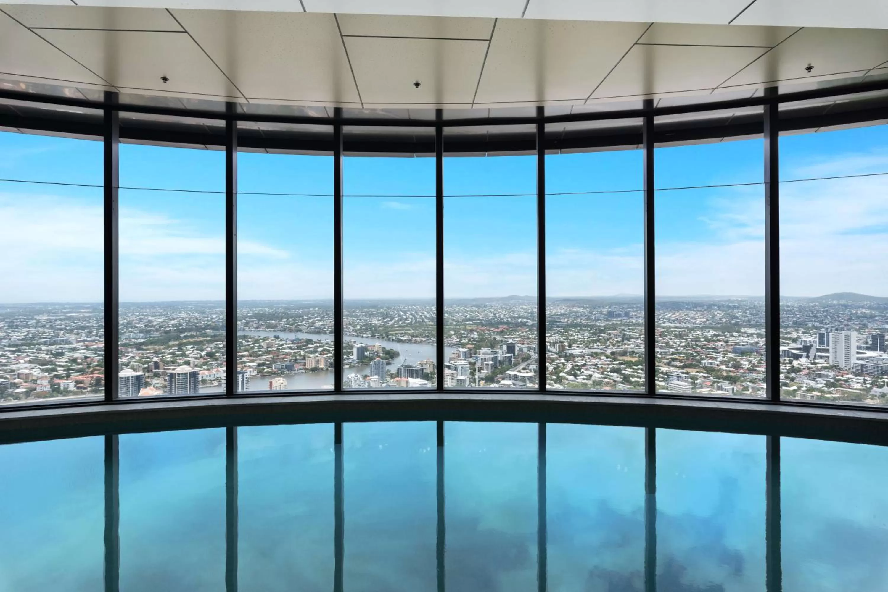 Pool view in Brisbane Skytower by CLLIX