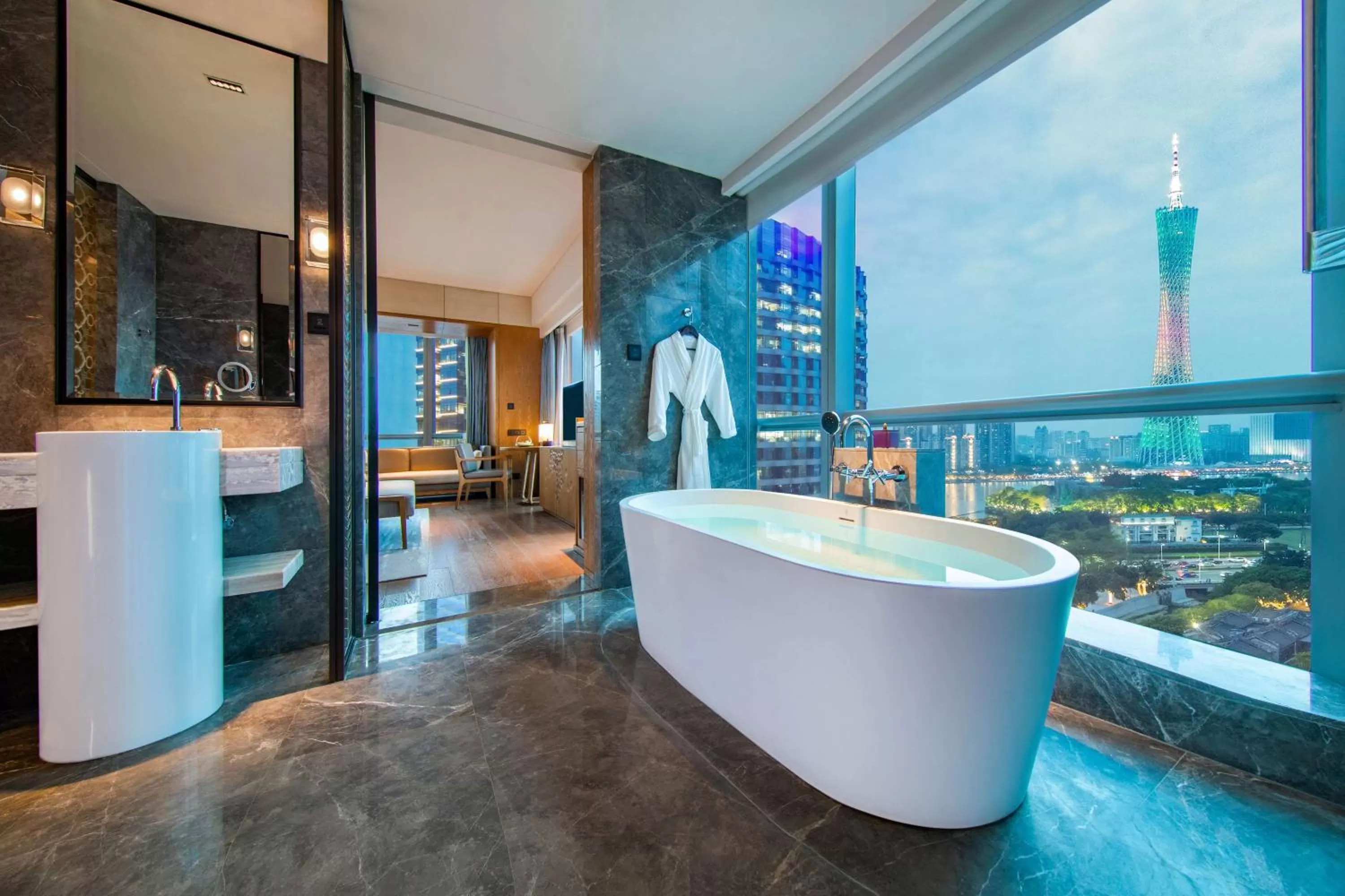 Bathroom in Conrad Guangzhou