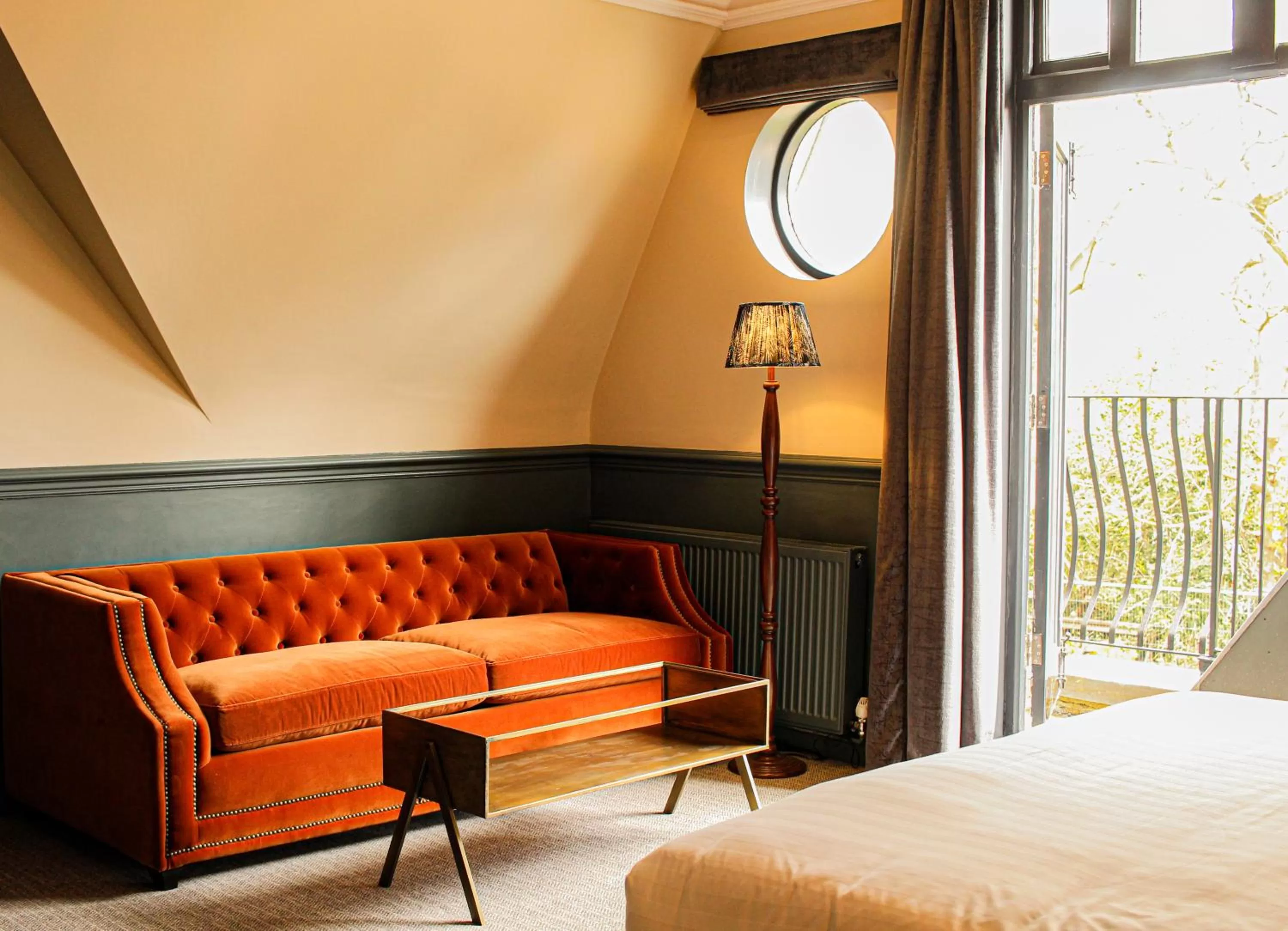 Seating area, Bed in Brewhouse and Kitchen