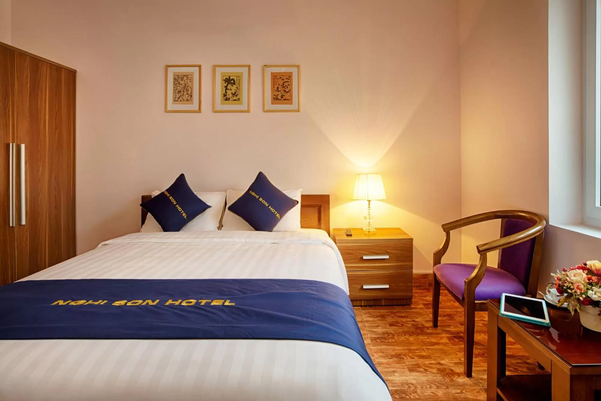 Bed in Nghi Son Hotel