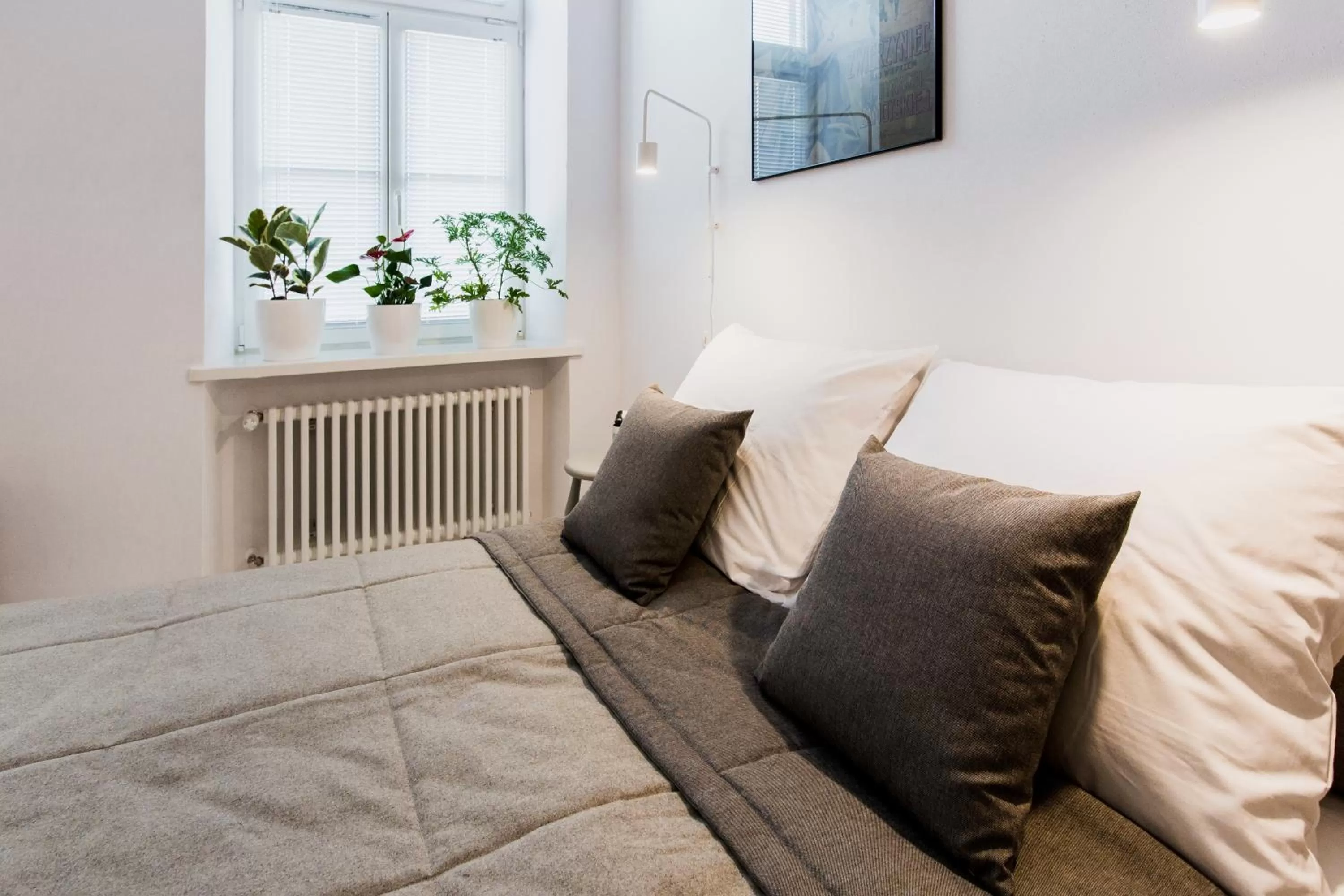 Bed in Apartamenty Browar Perła - Perła Brewery Apartments