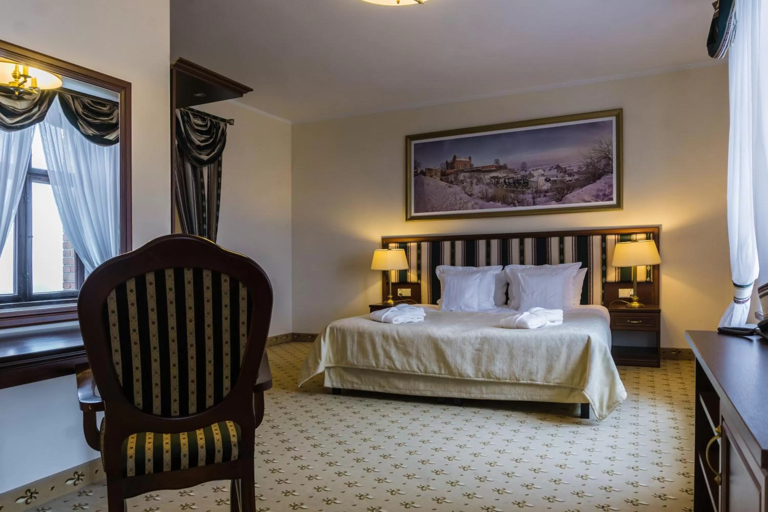 Photo of the whole room, Bed in Zamek Gniew - Pałac Marysieńki