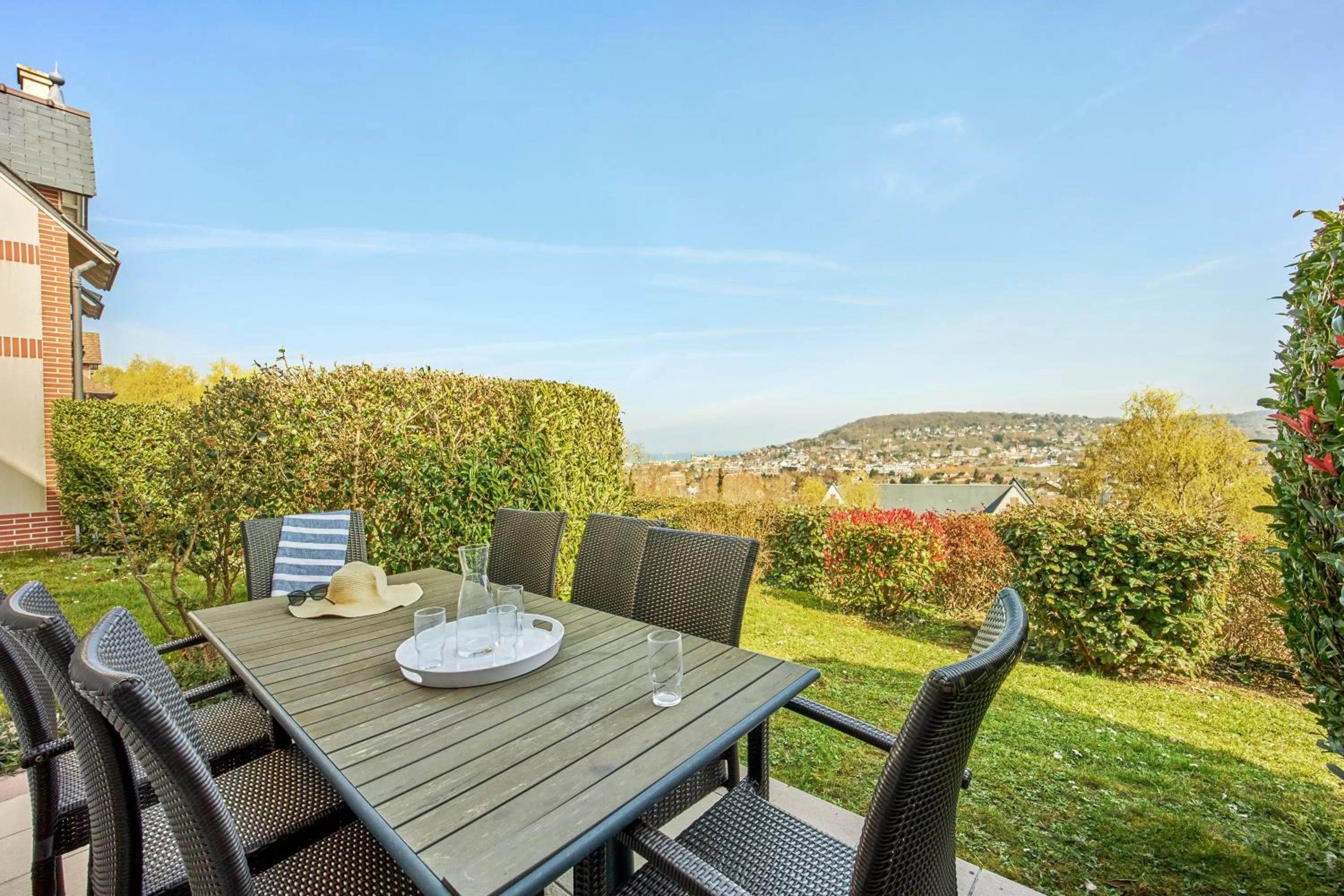 Patio in Pierre & Vacances Premium Residence & Spa Houlgate