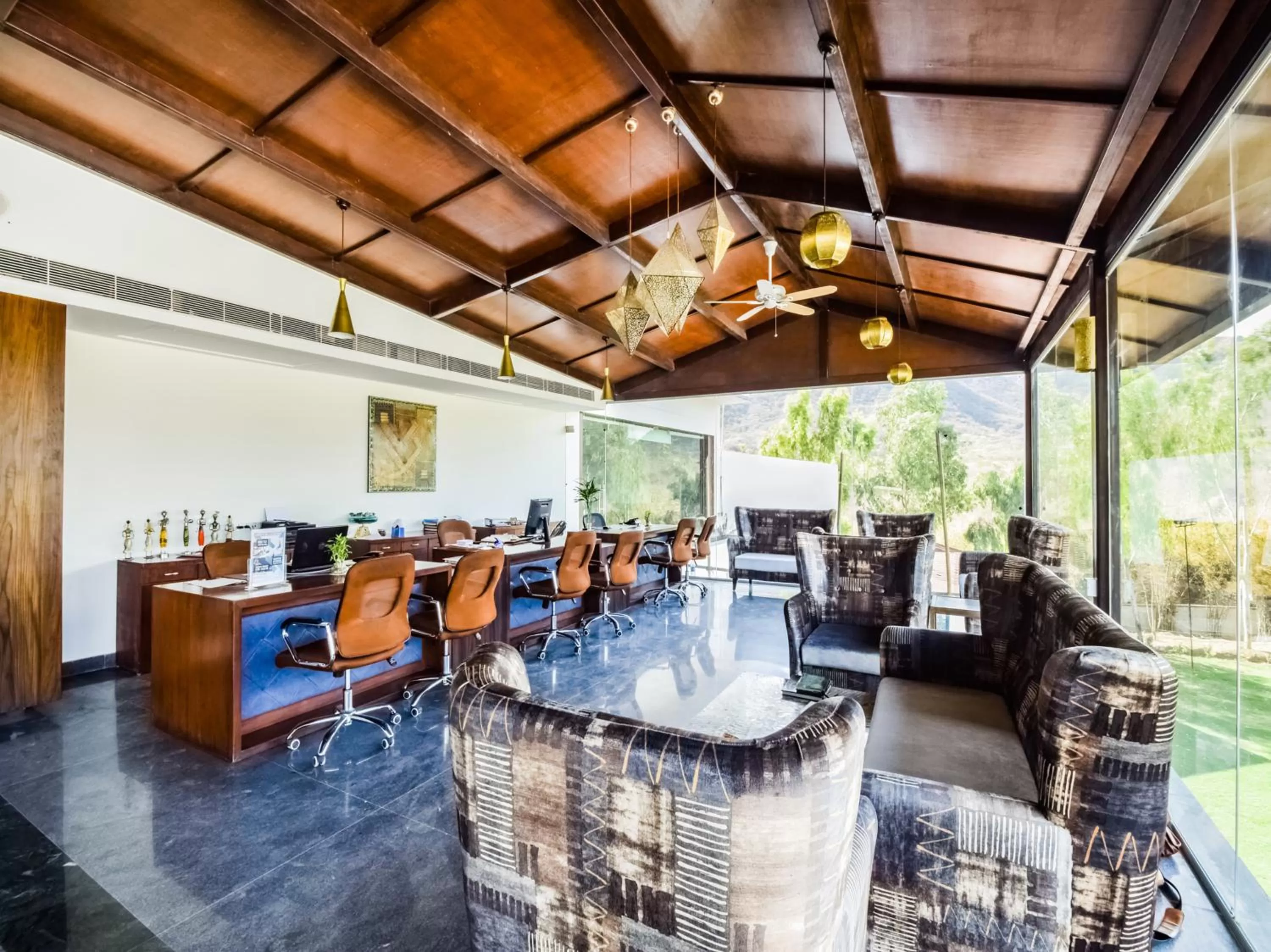 Lobby or reception in Bamboo Saa Resort & Spa - Udaipur