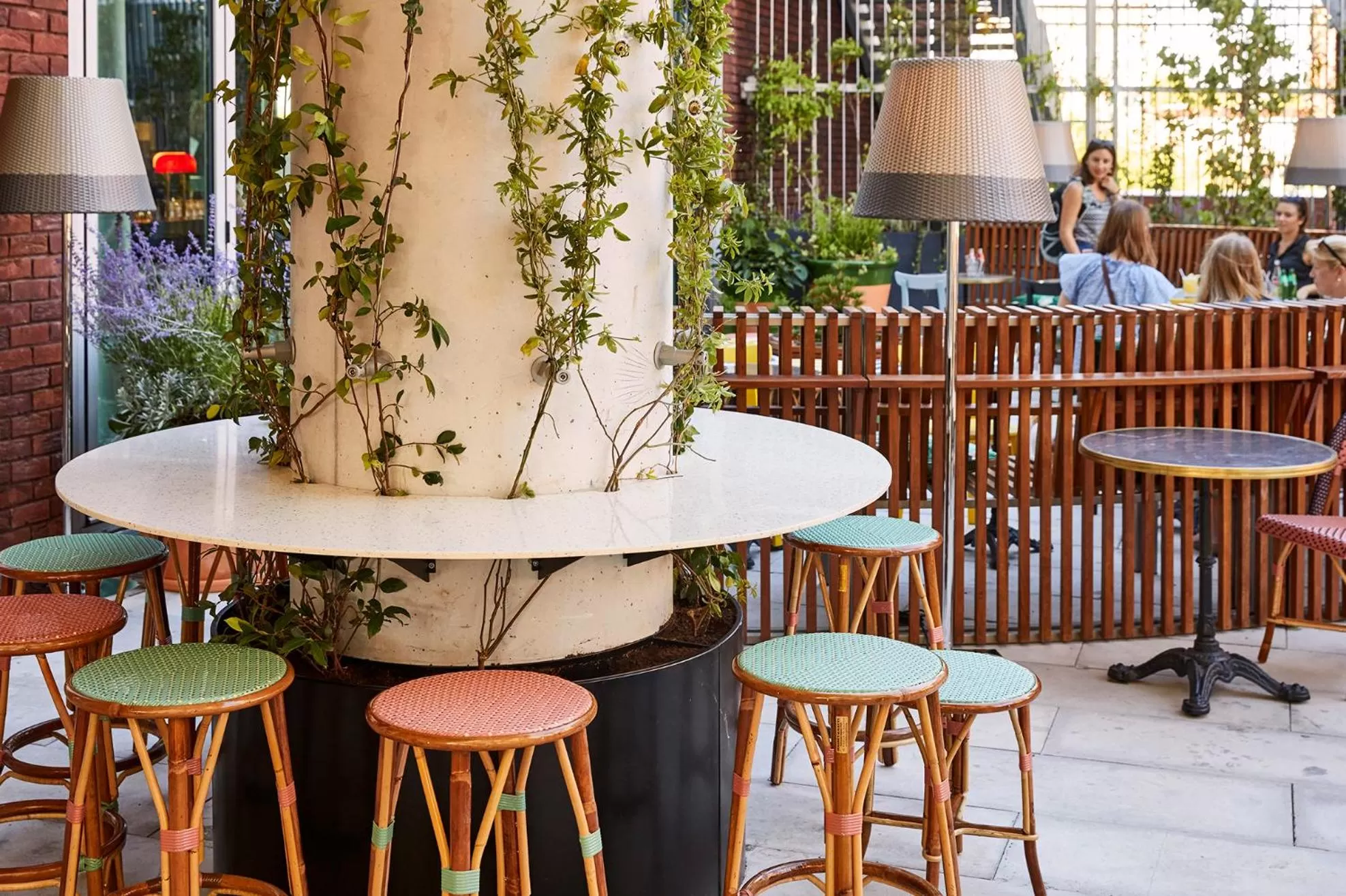 Balcony/Terrace in Mama Shelter Lille
