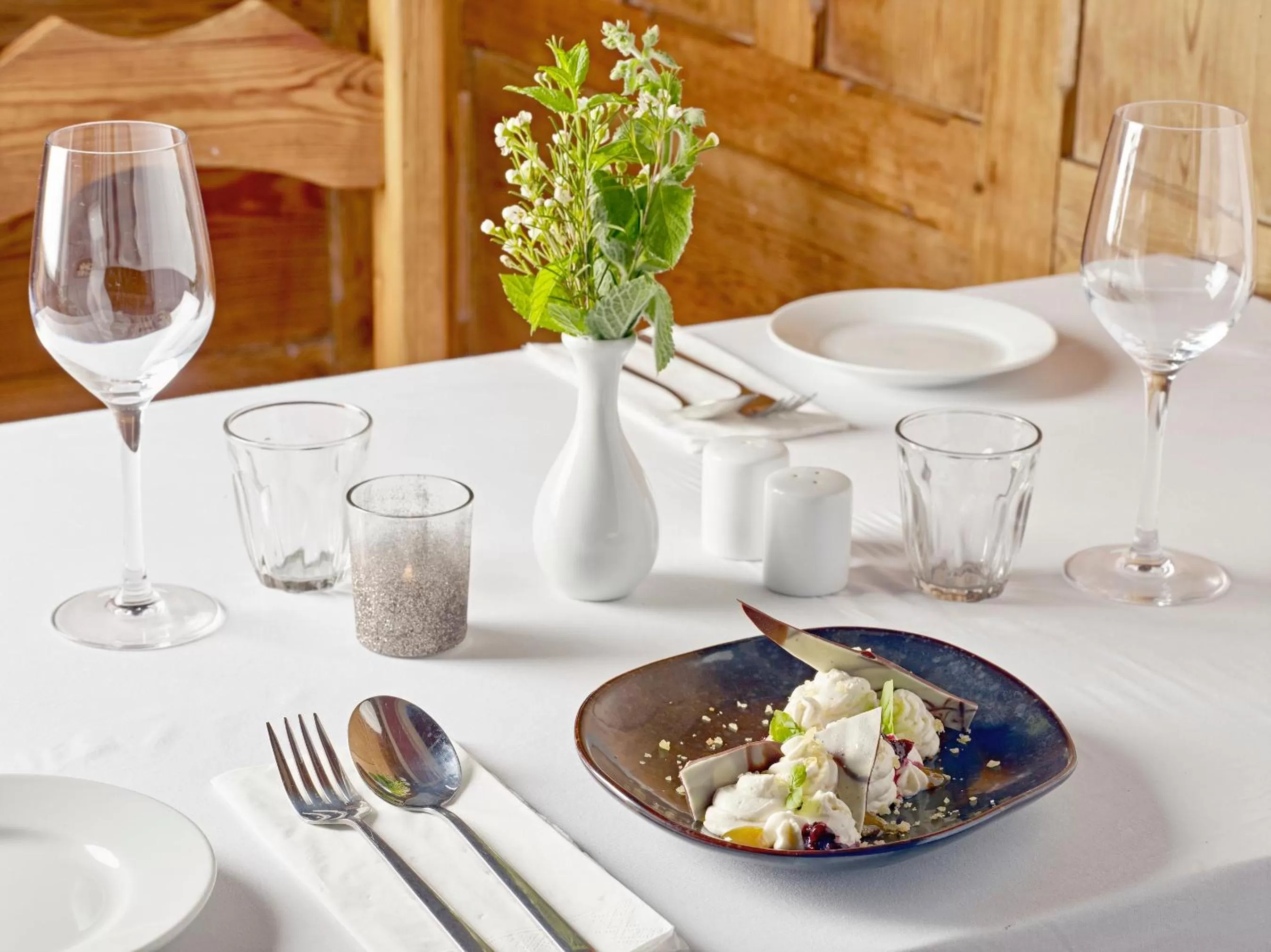 Food close-up in Tennant Arms Hotel