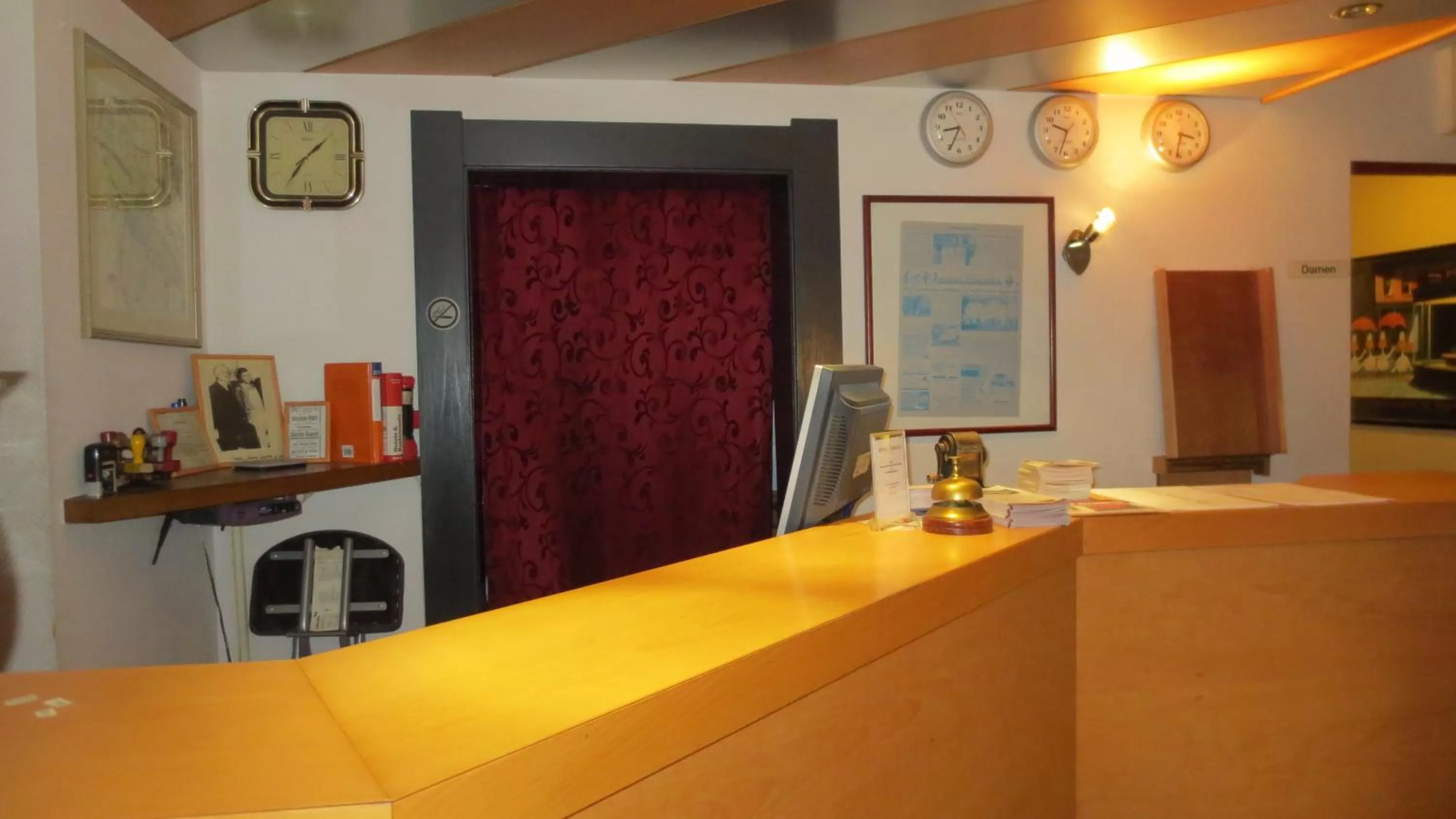 Lobby or reception in Hotel Corsten