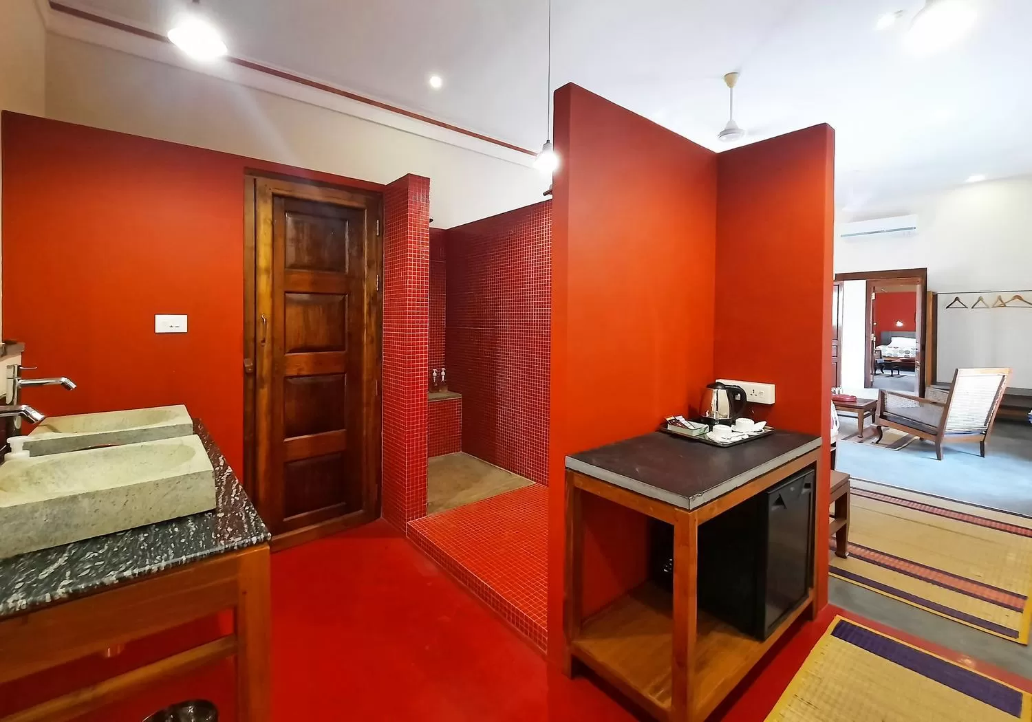 Bathroom, TV/Entertainment Center in Saratha Vilas Chettinad
