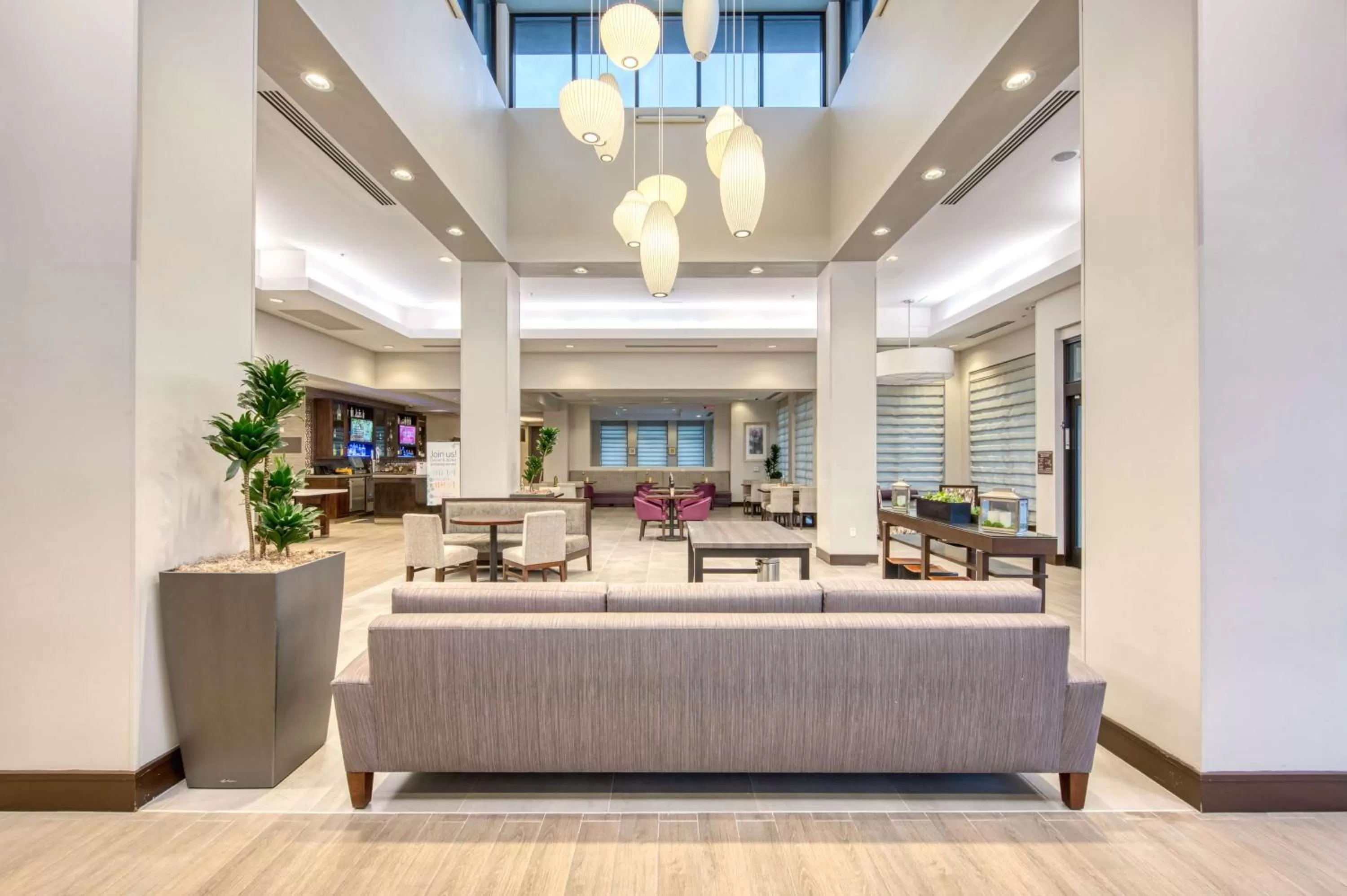 Lobby or reception in Hilton Garden Inn Irvine/Orange County Airport