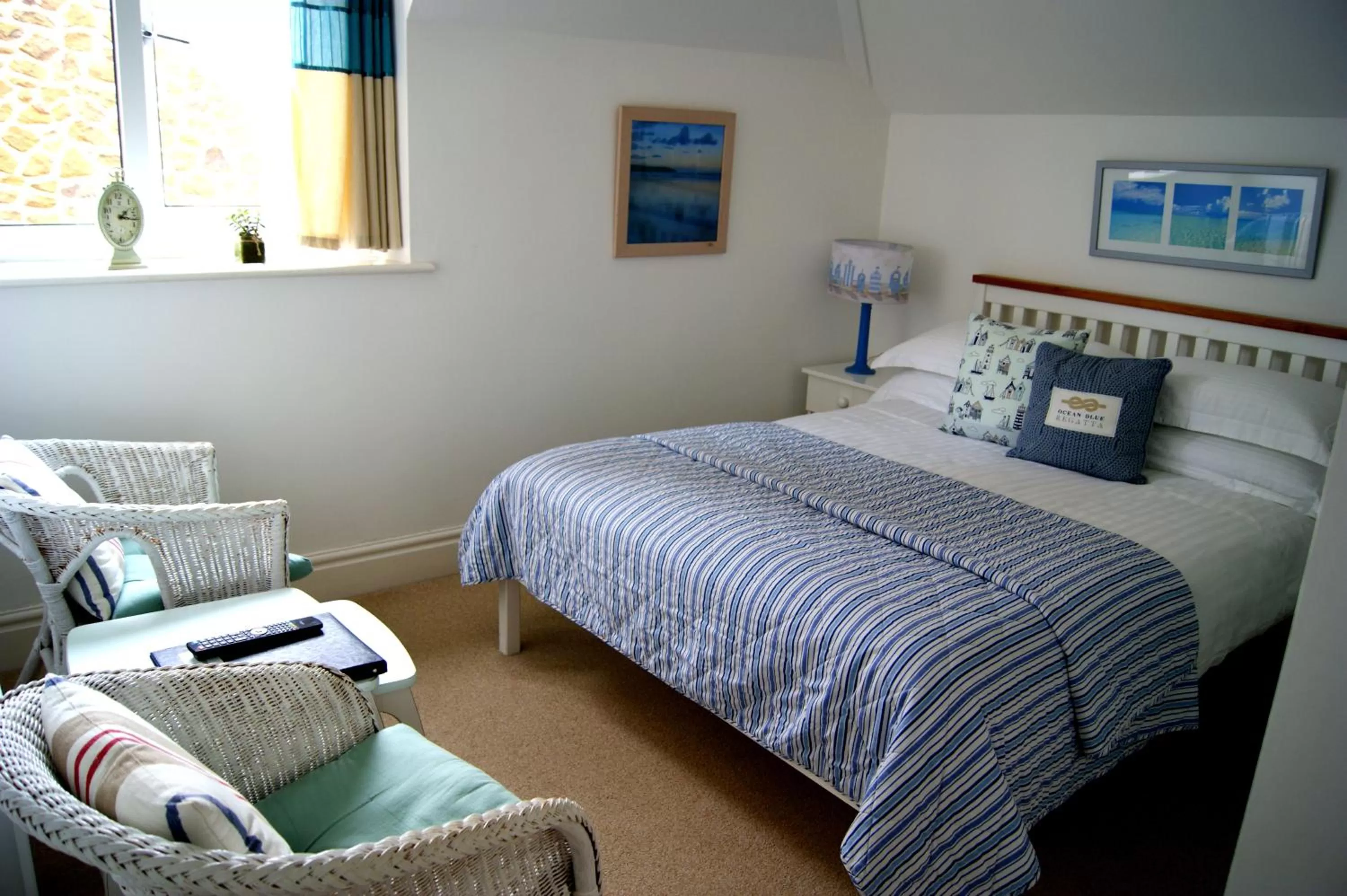 Bed in Sunset Guest House