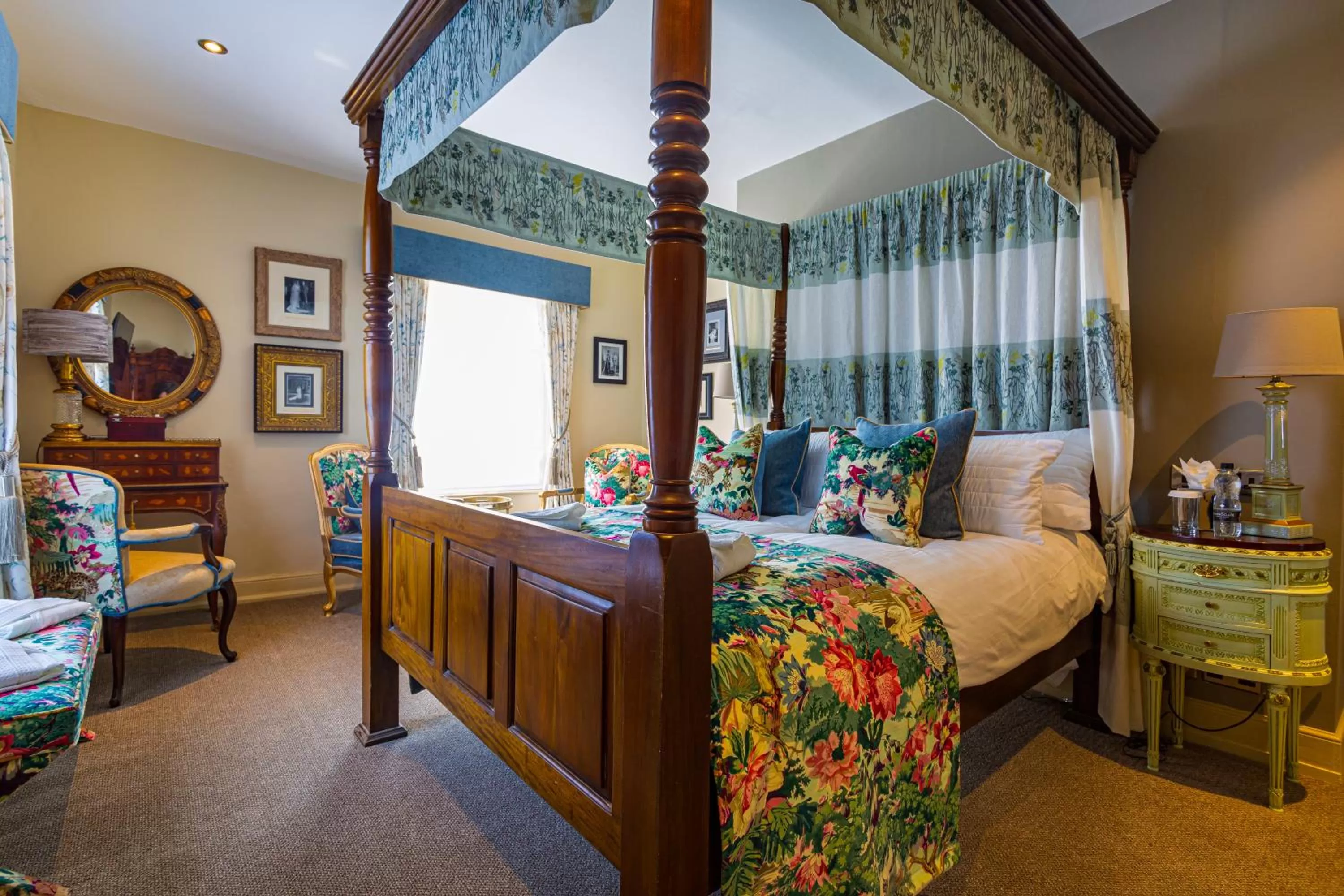 Bedroom, Bed in The Rutland Arms Hotel, Bakewell, Derbyshire - The Coaching Inn Group