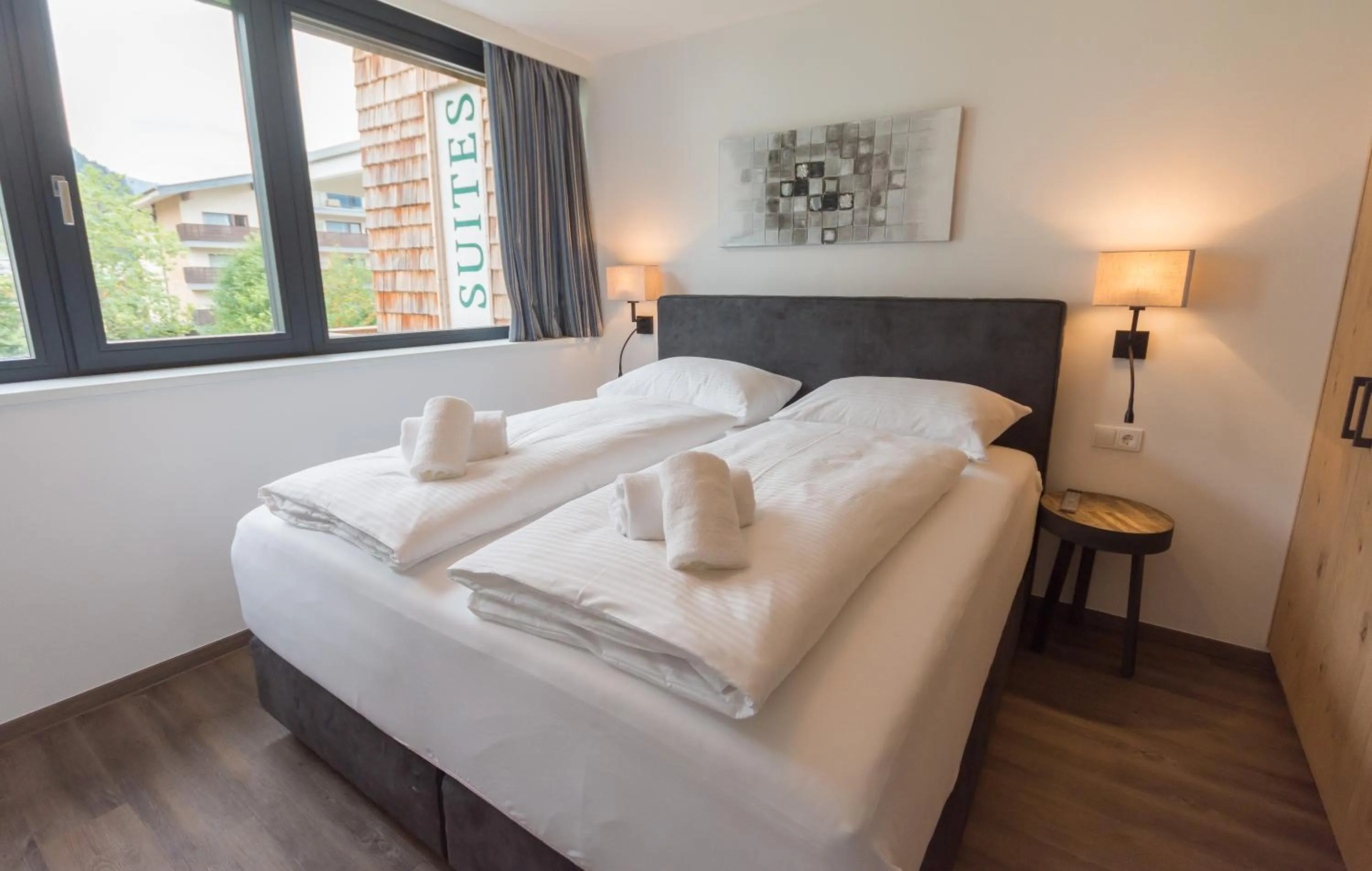 Bedroom, Bed in Schönblick Residence - Absolut Alpine Apartments