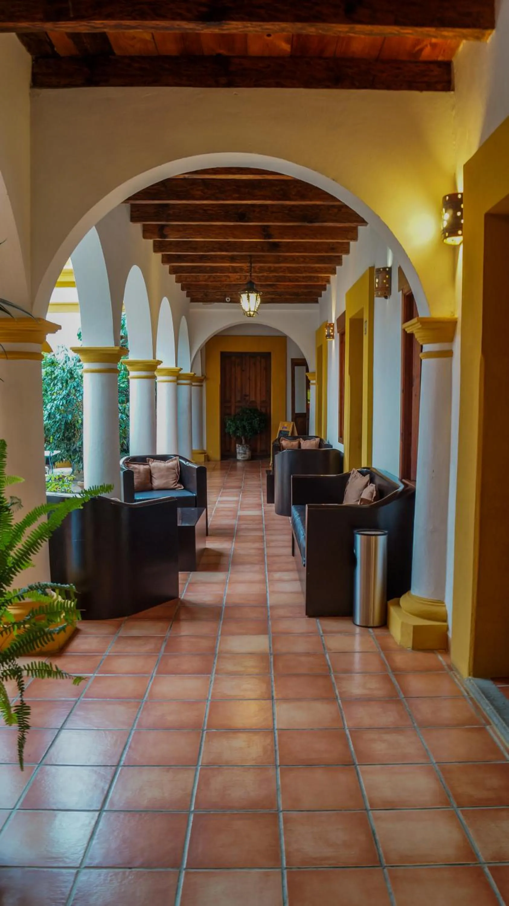 Patio in Hotel Casa Margarita