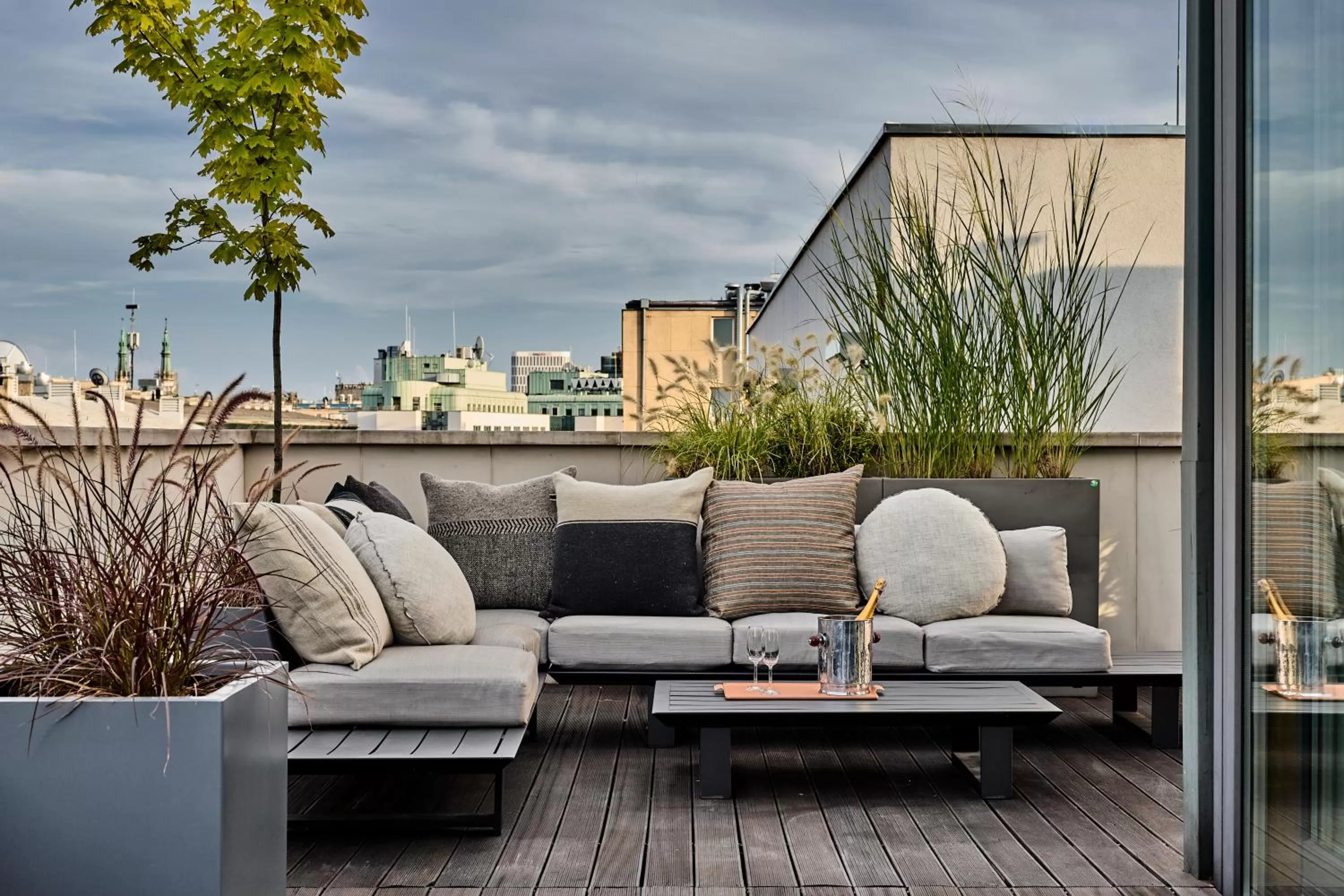 Balcony/Terrace in H15 Boutique Hotel, Warsaw, a Member of Design Hotels