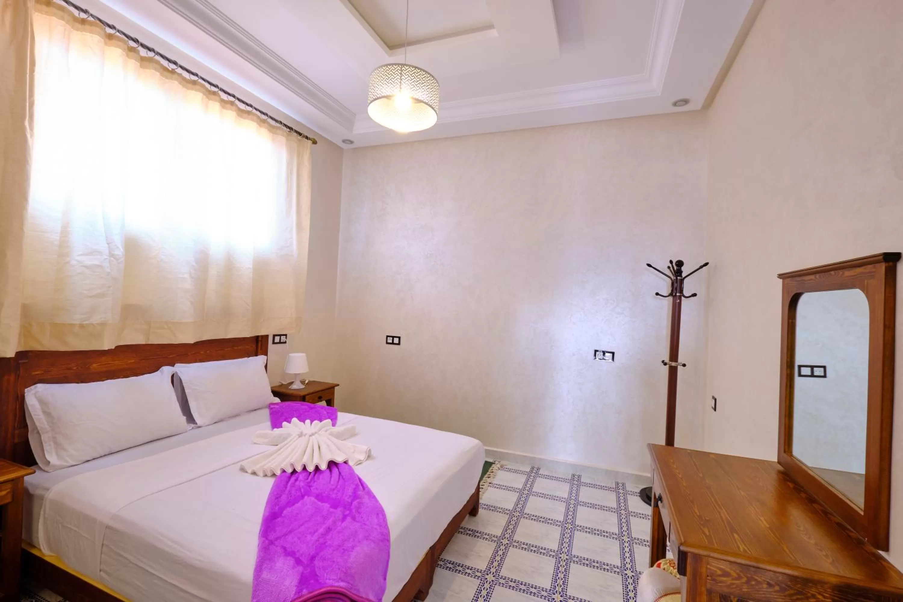 Bed in Hotel Central Palace