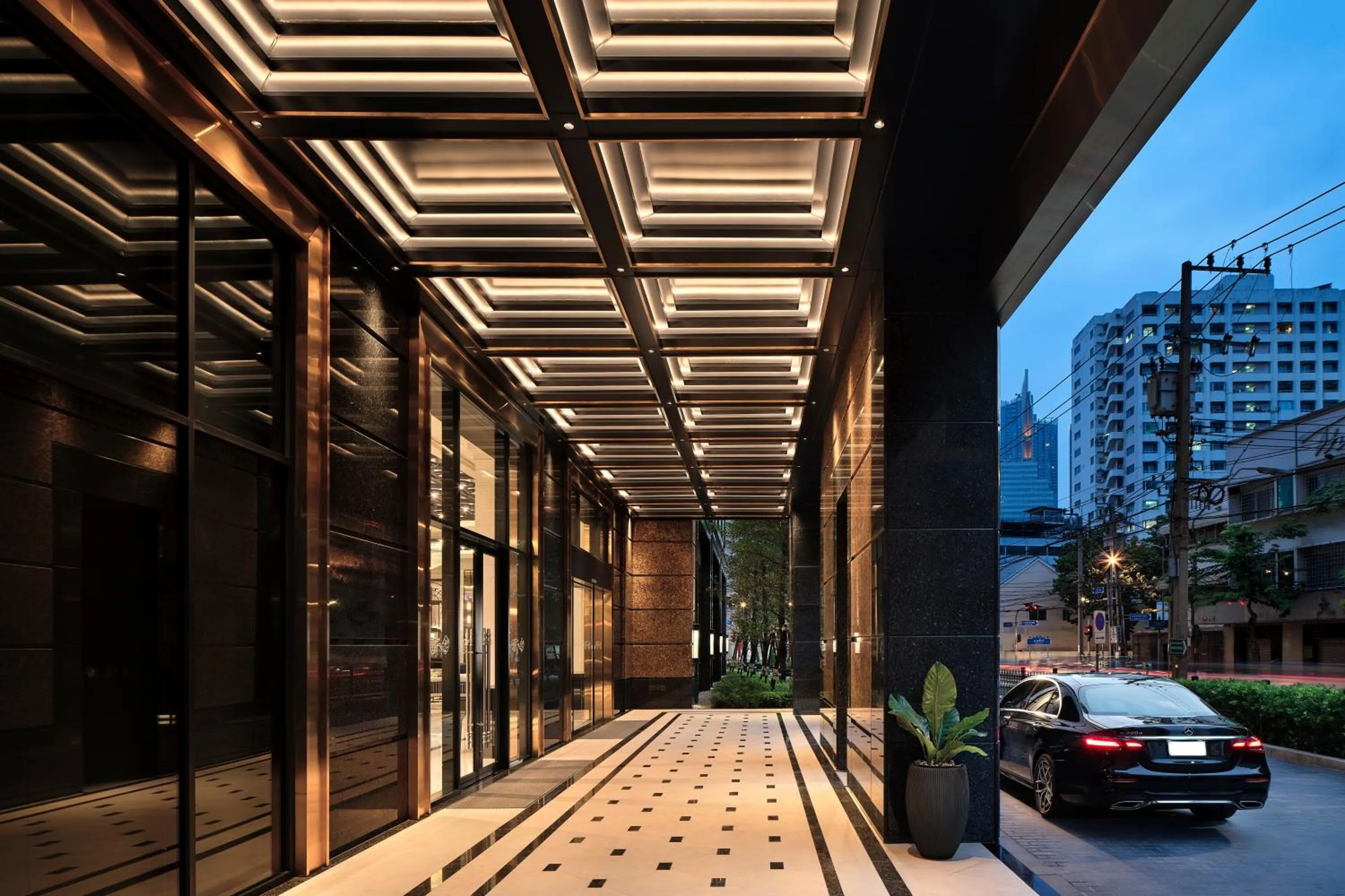 Facade/entrance in Grande Centre Point Surawong Bangkok