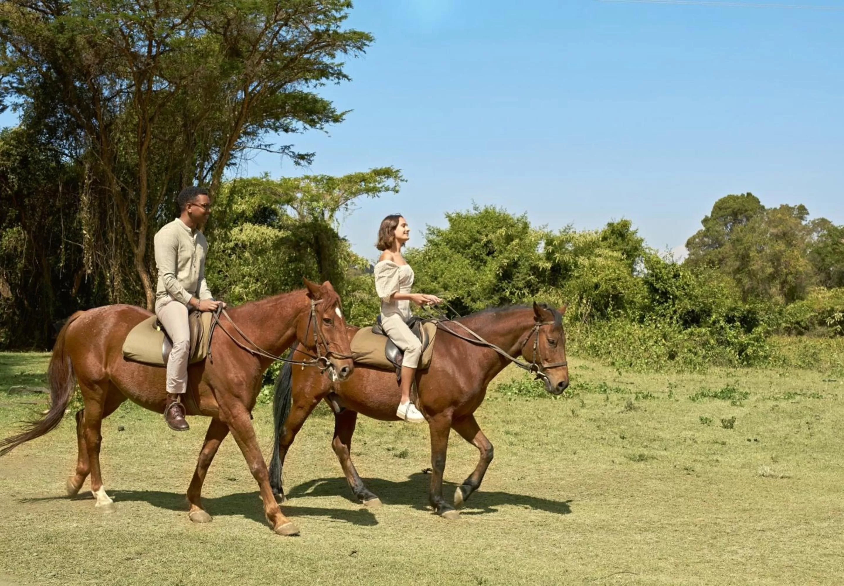 Horse-riding in Fairmont Mount Kenya Safari Club