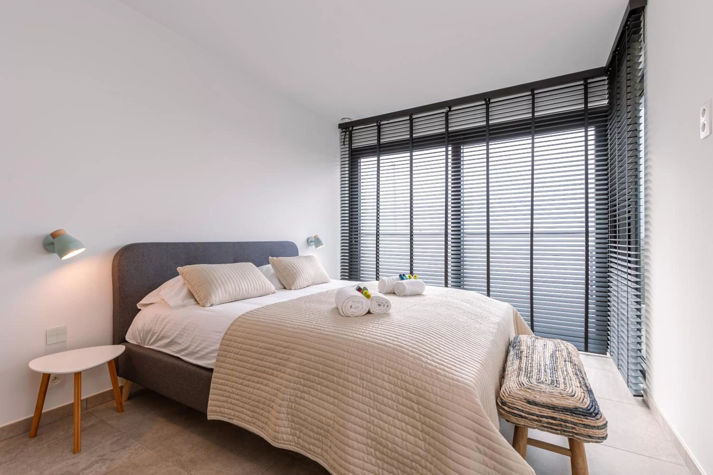 Bedroom, Bed in Whaaw Westende-bad