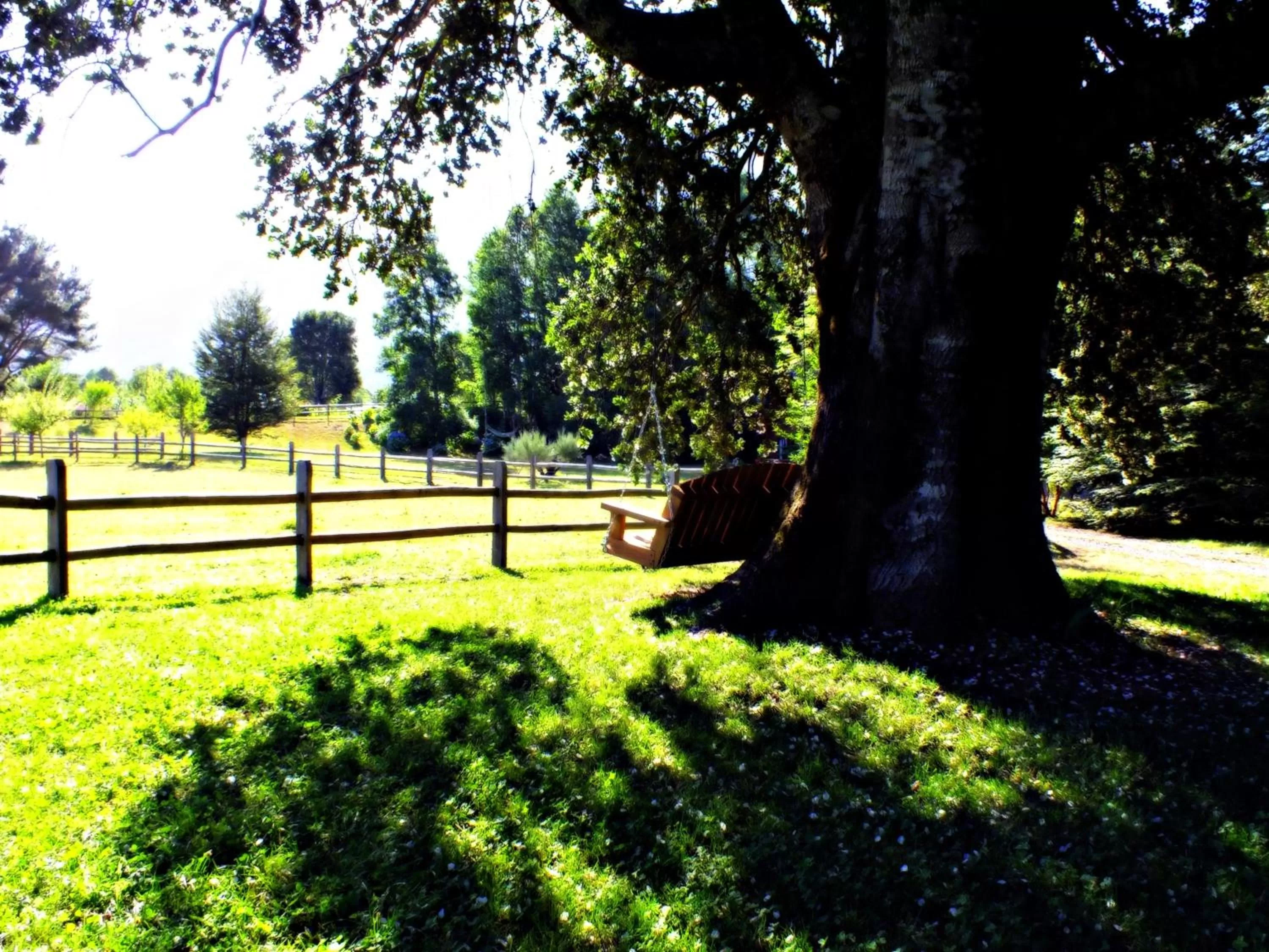 Garden view, Garden in Hotel Salto del Carileufu