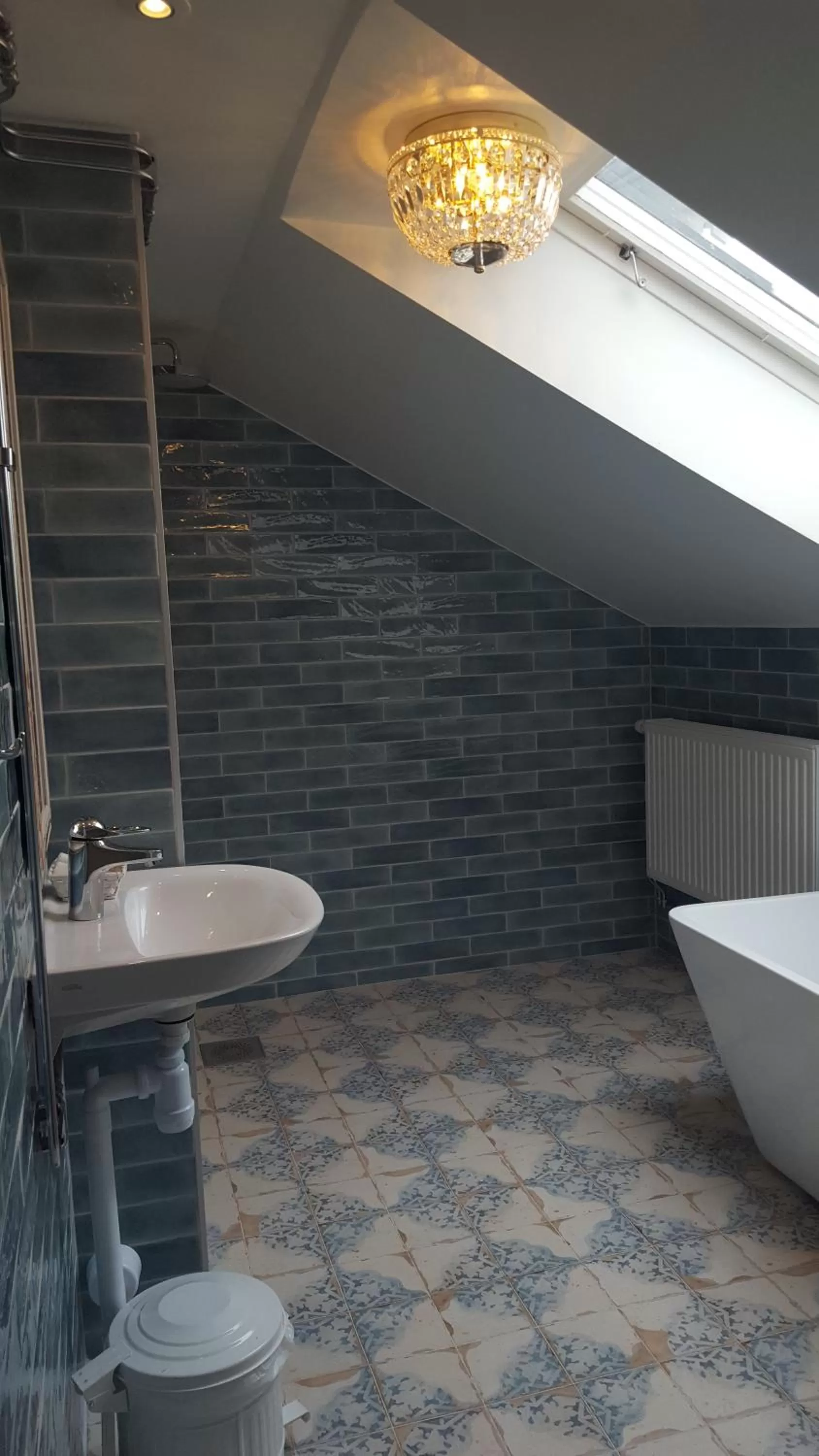 Bathroom in Långshyttans Brukshotell