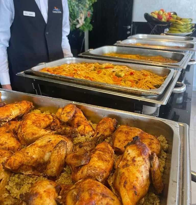 Food in Caesar Hotel Ramallah