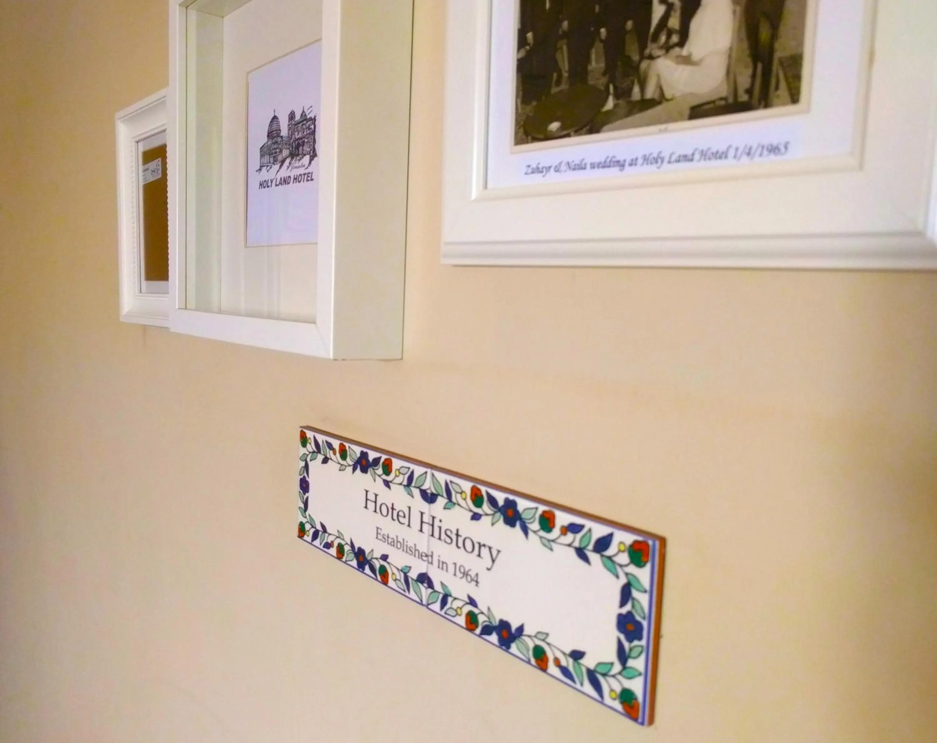 Decorative detail in Holy Land Hotel