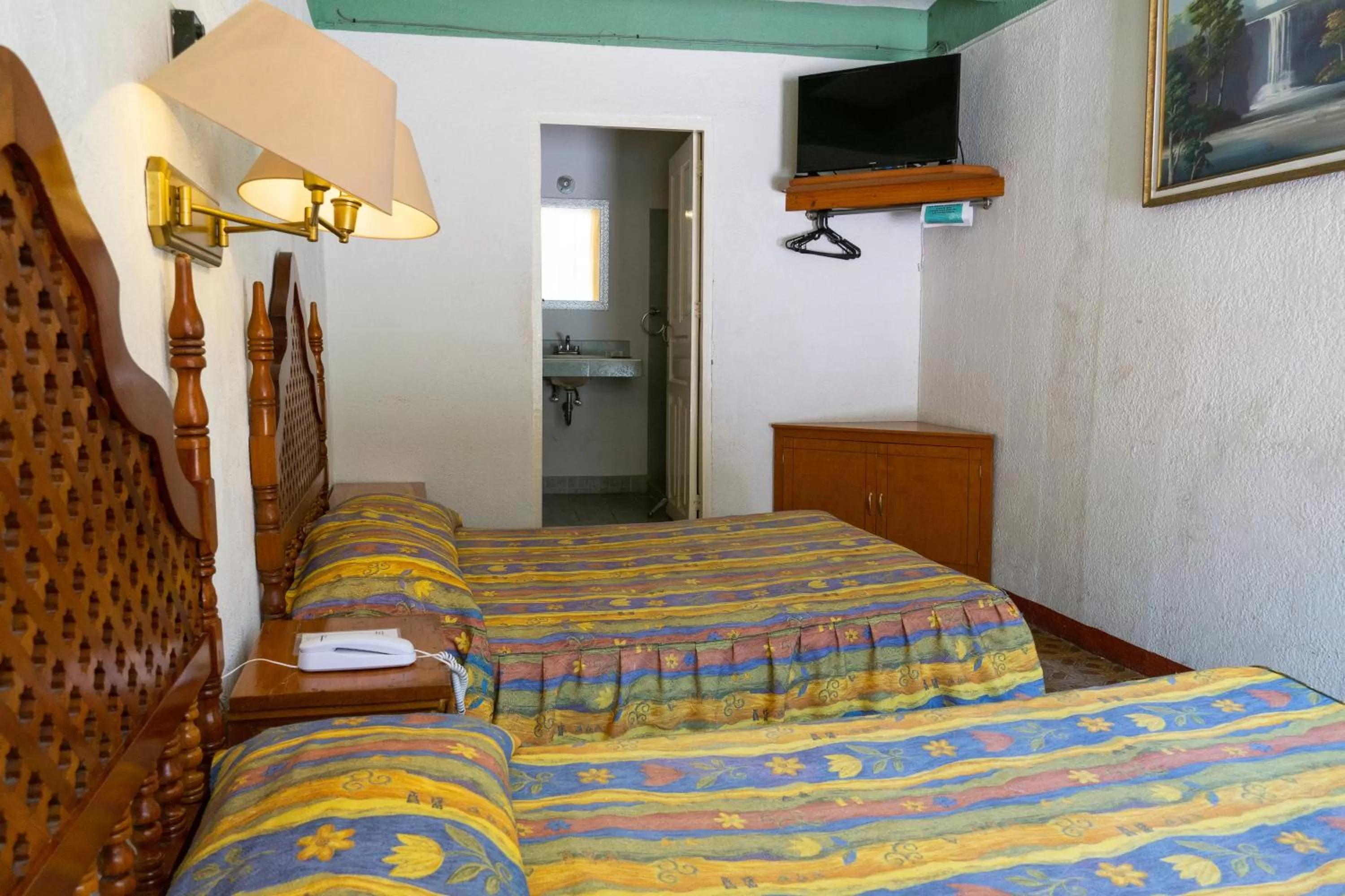 Bed in Hotel Colonial