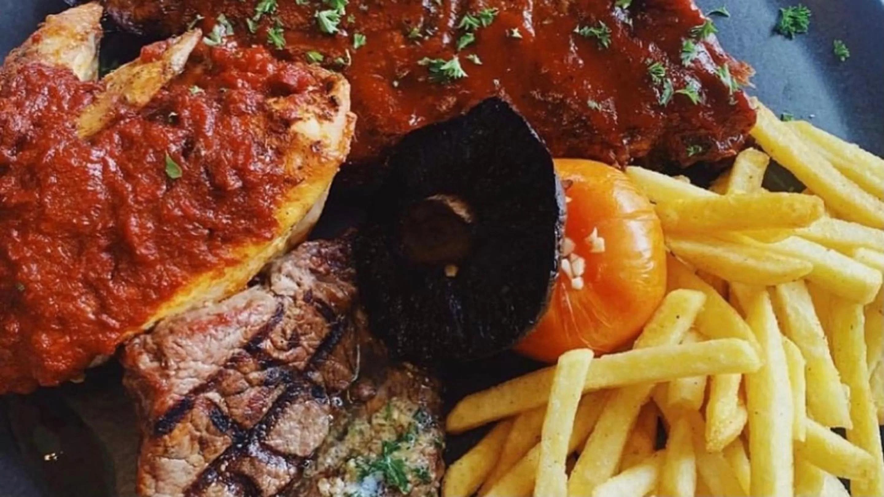 Food close-up in Cliff Hotel