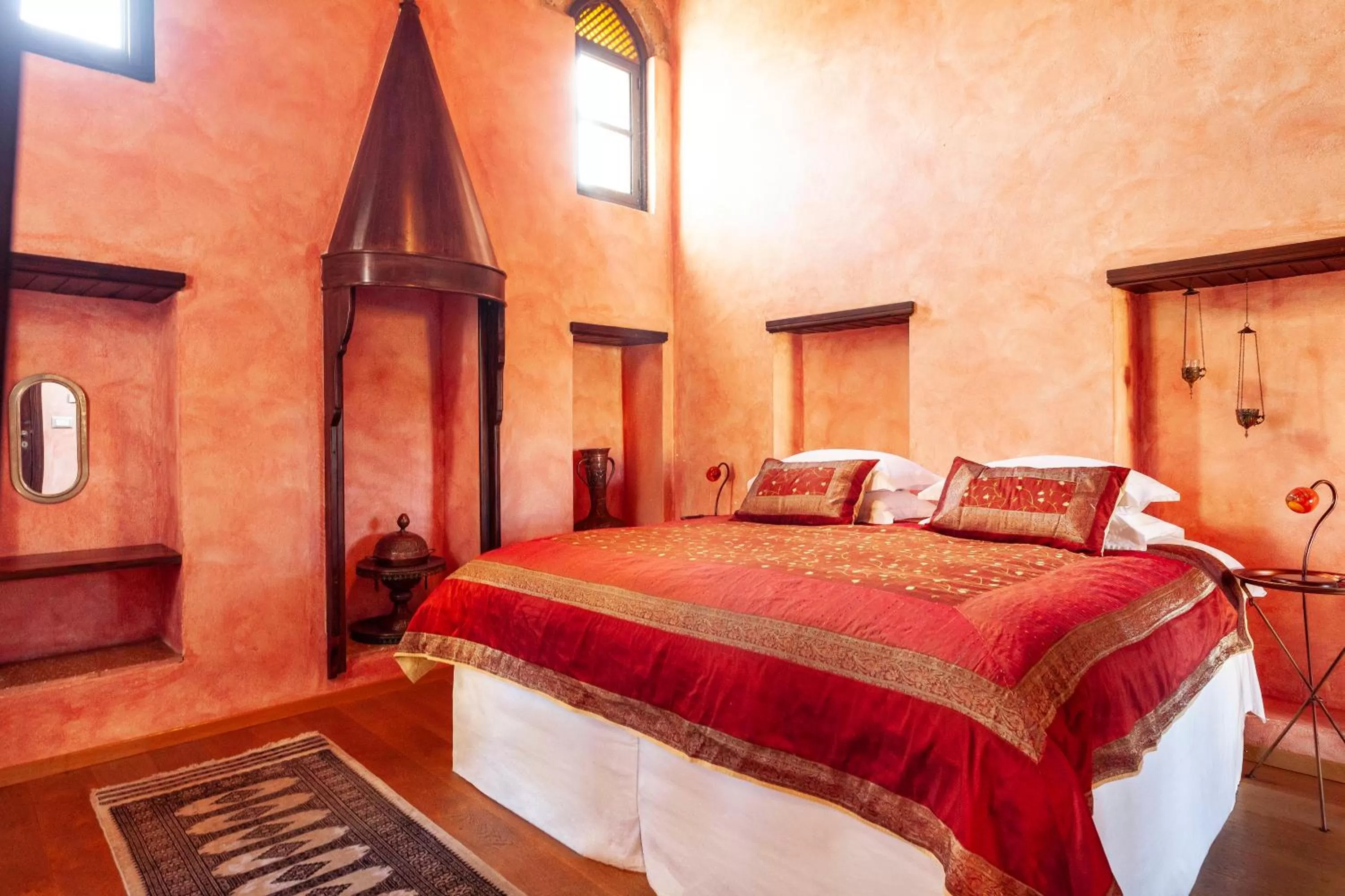 Bed in Spirit Of The Knights Boutique Hotel