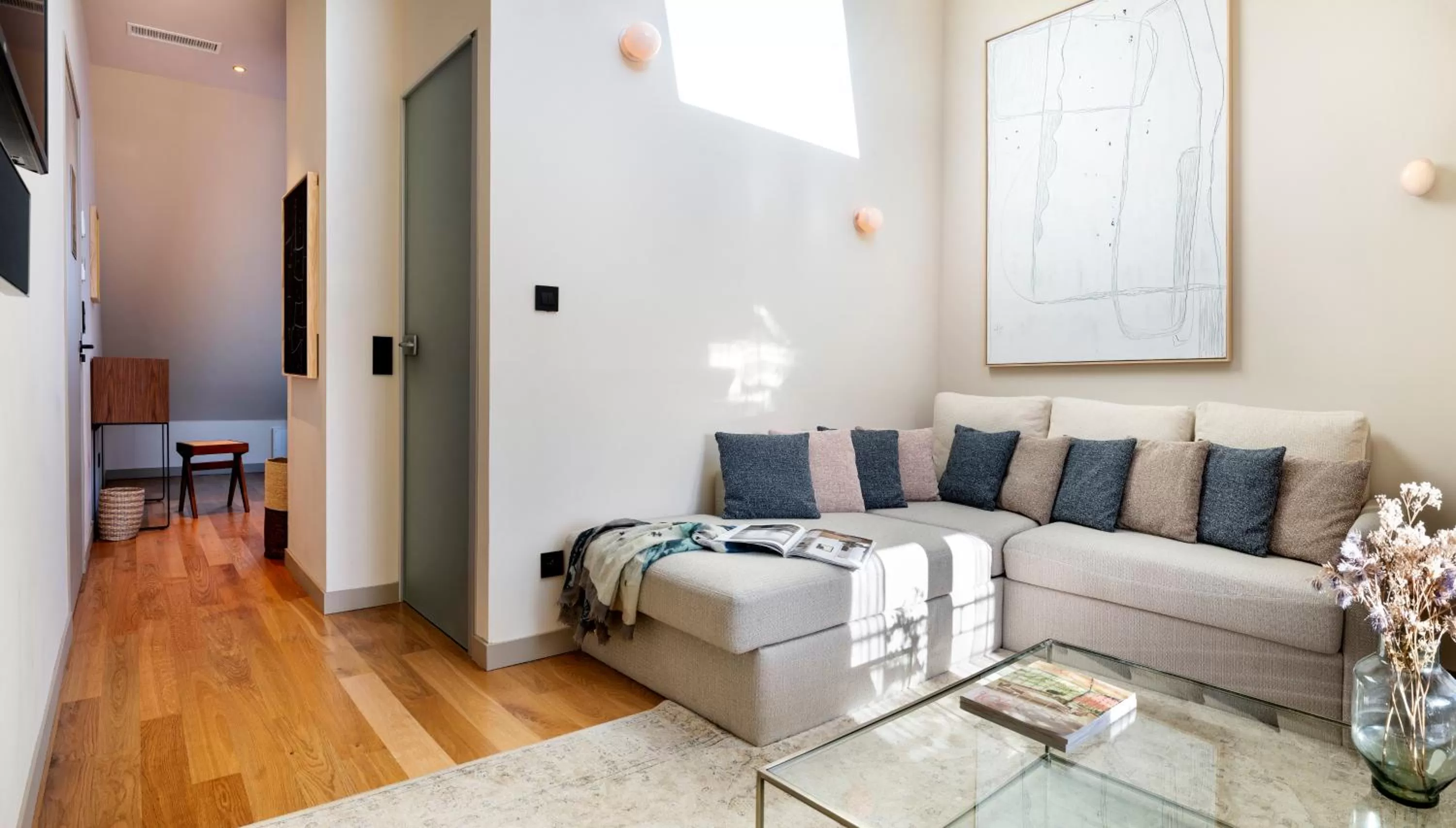 Living room in Hébé Hotel