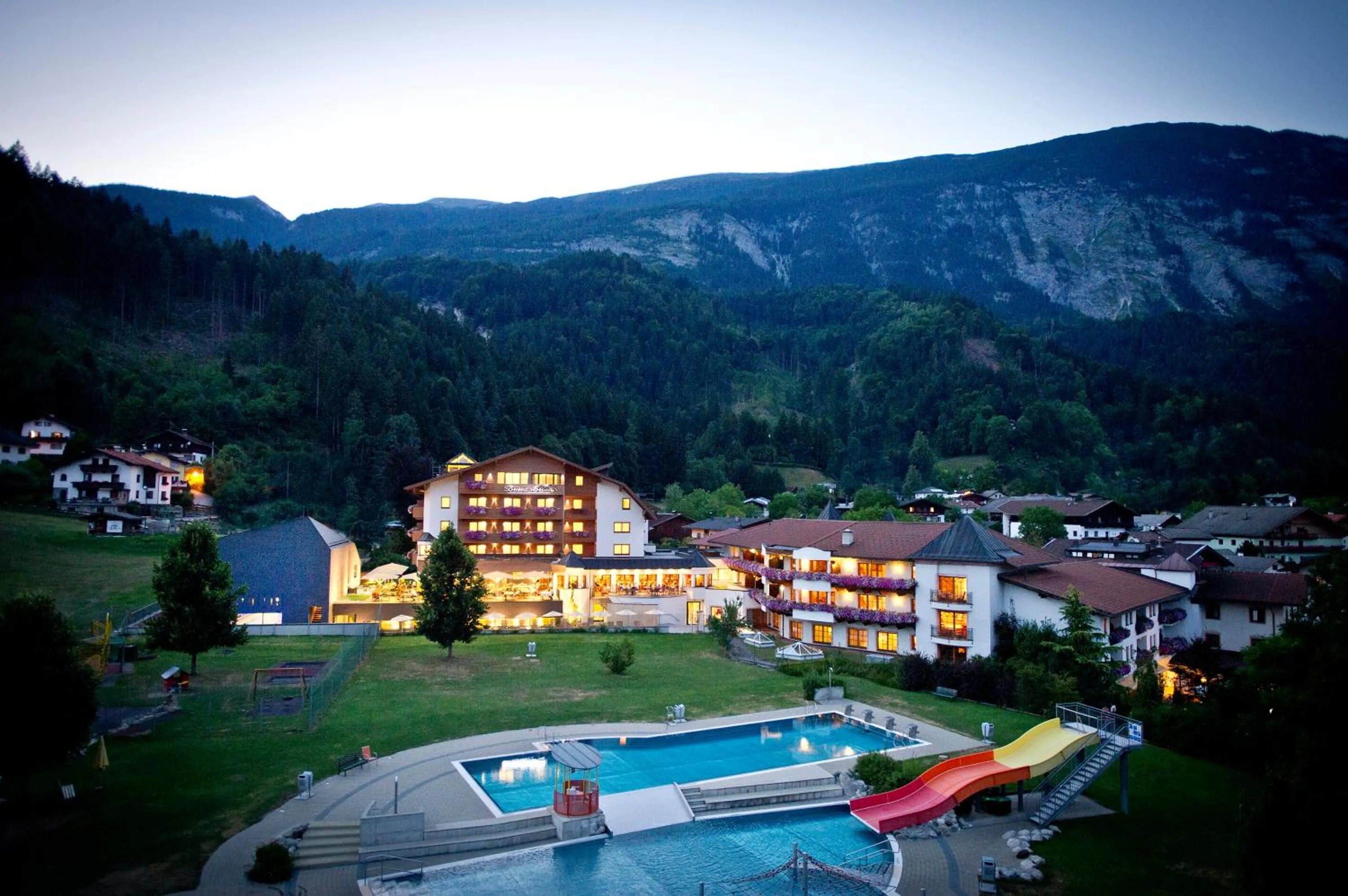 Bird's eye view in Luxury All Inclusive Resort Schwarzbrunn 4 Sterne Superior