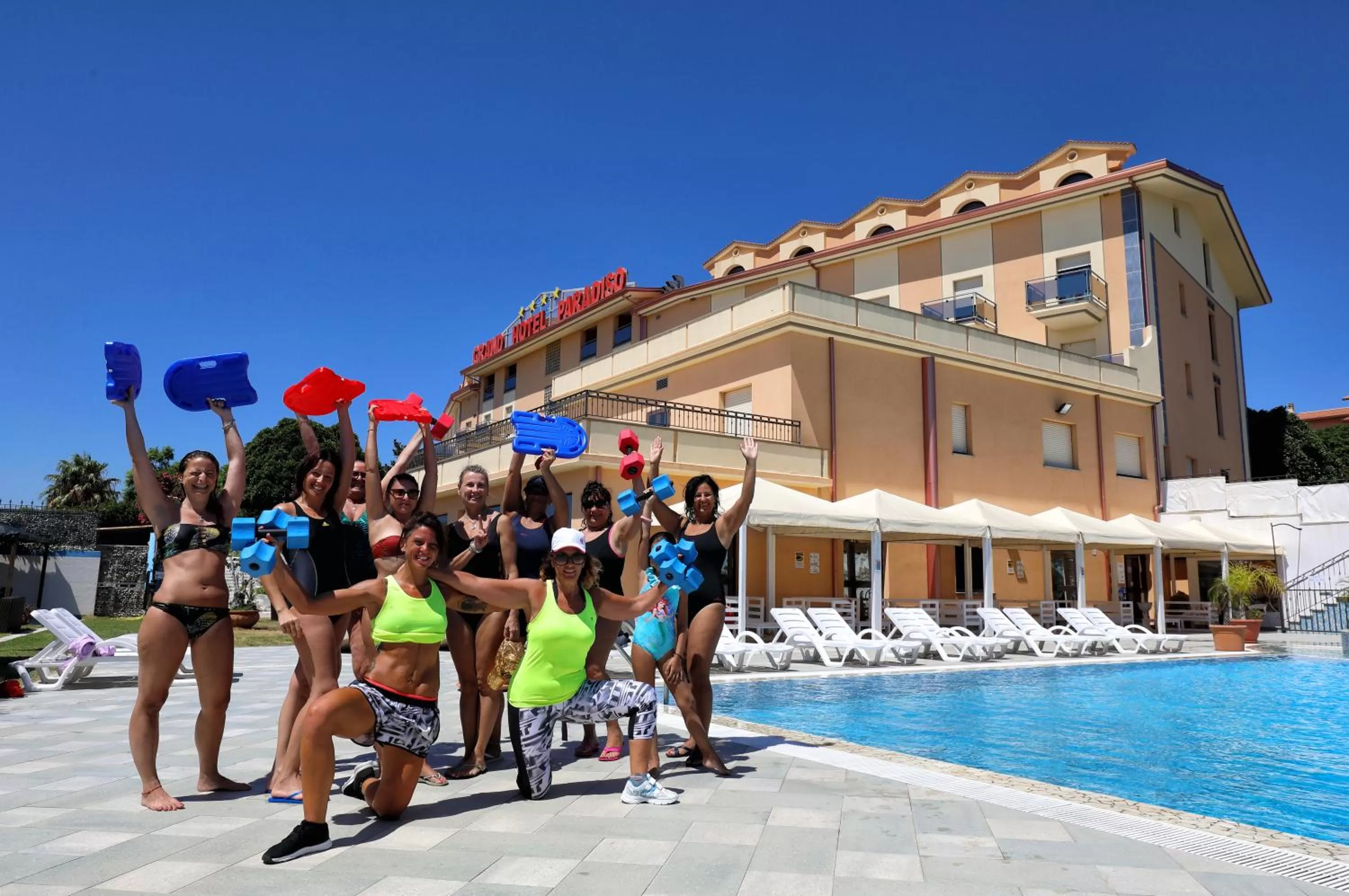 Swimming pool in Grand Hotel Paradiso