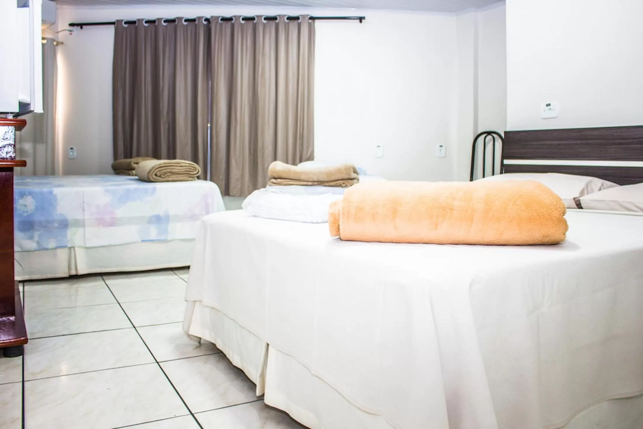 Bed in Hotel Paradizzo